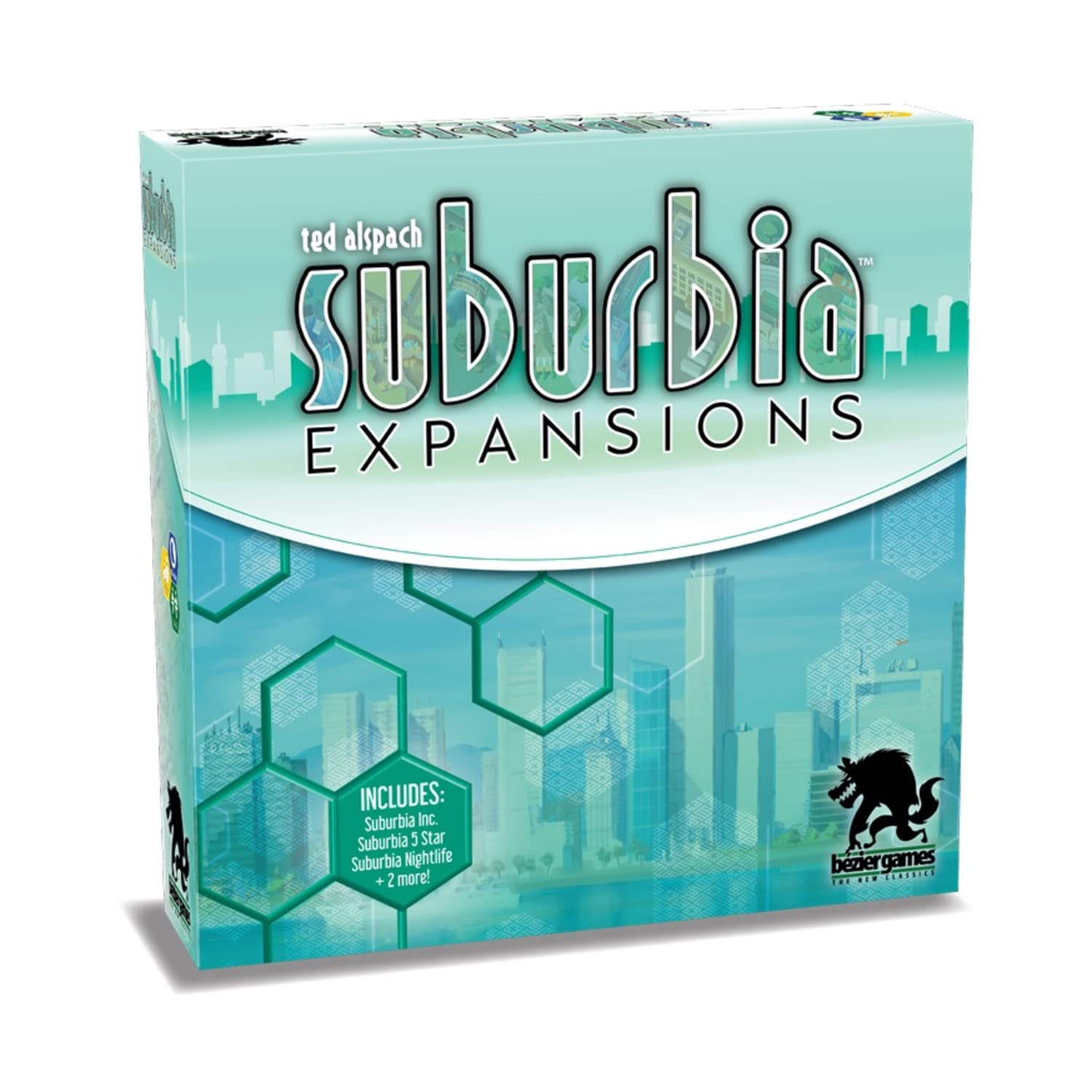 Suburbia Expansions Second Edition Board Game by Bezier Games - City Building Strategy Game for Family Game Night & Game Parties