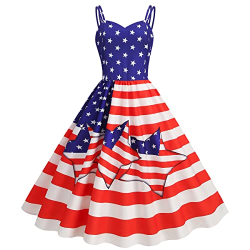 Blue American Flag