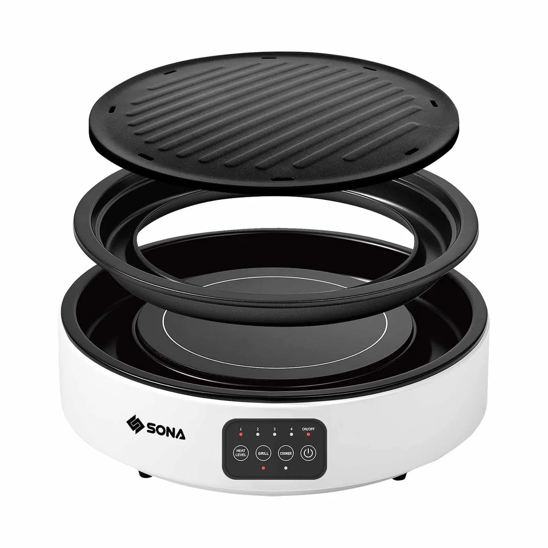 Infrared Ceramic Cooker with Grill - SIC3318 High Efficiency Kitchen Appliance for Grilling, Roasting & Baking at Home