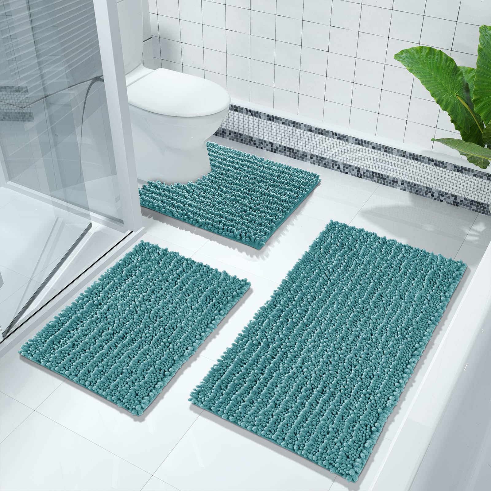 Non-Slip Soft Absorbent Bath Mat - 44