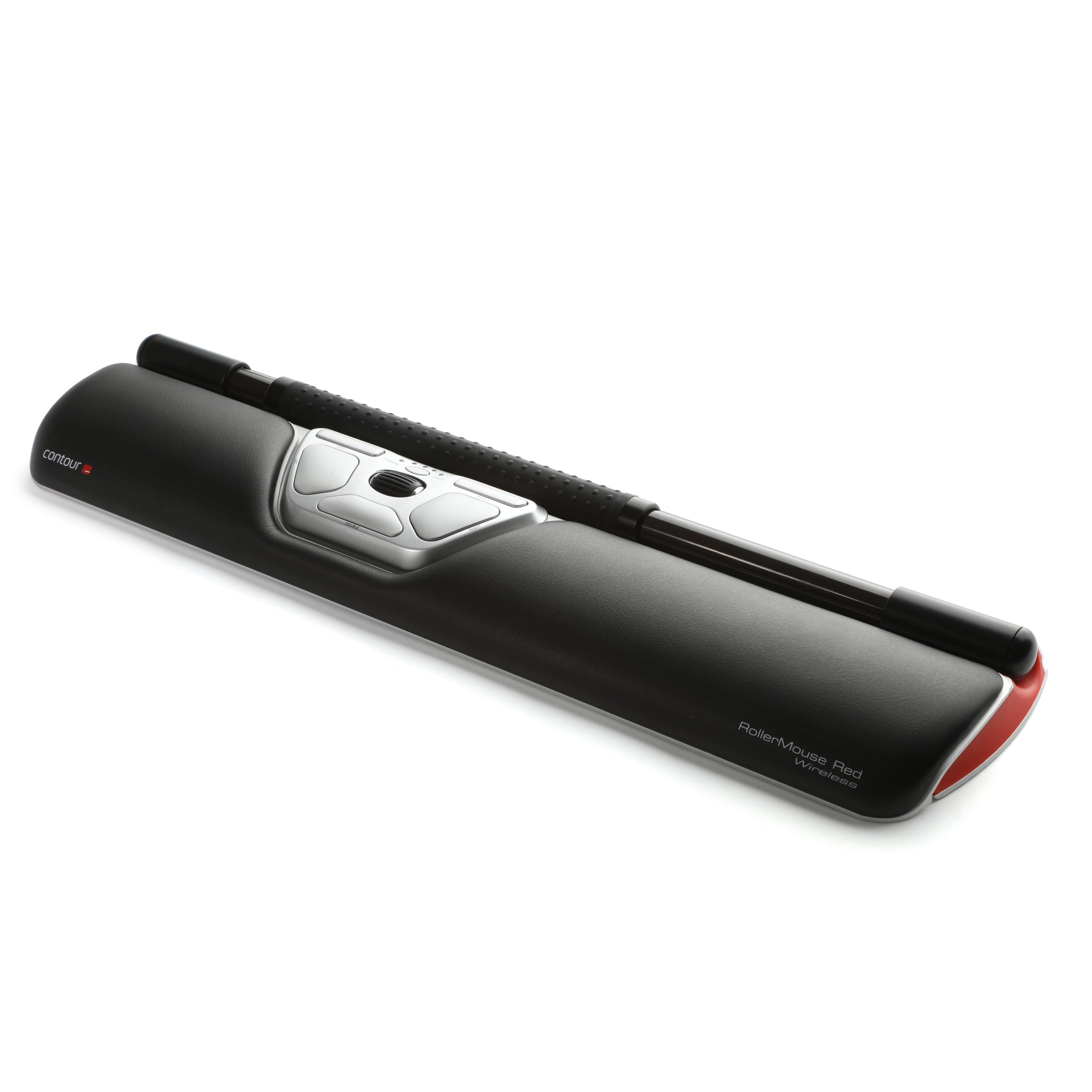 Wireless Contour RollerMouse Red - Ergonomic Vertical Mouse for Pain-Free Computing | Perfect for Office, Gaming & Graphic Design