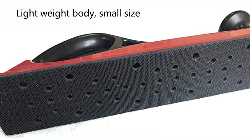 Dust-Free Dry Grinding & Vacuum Cleaning Hand/Push Plate - Metal Polishing Tool for Sheet Metal Spray Painting | Perfect for Auto Body Repair, Metalworking & DIY Projects
