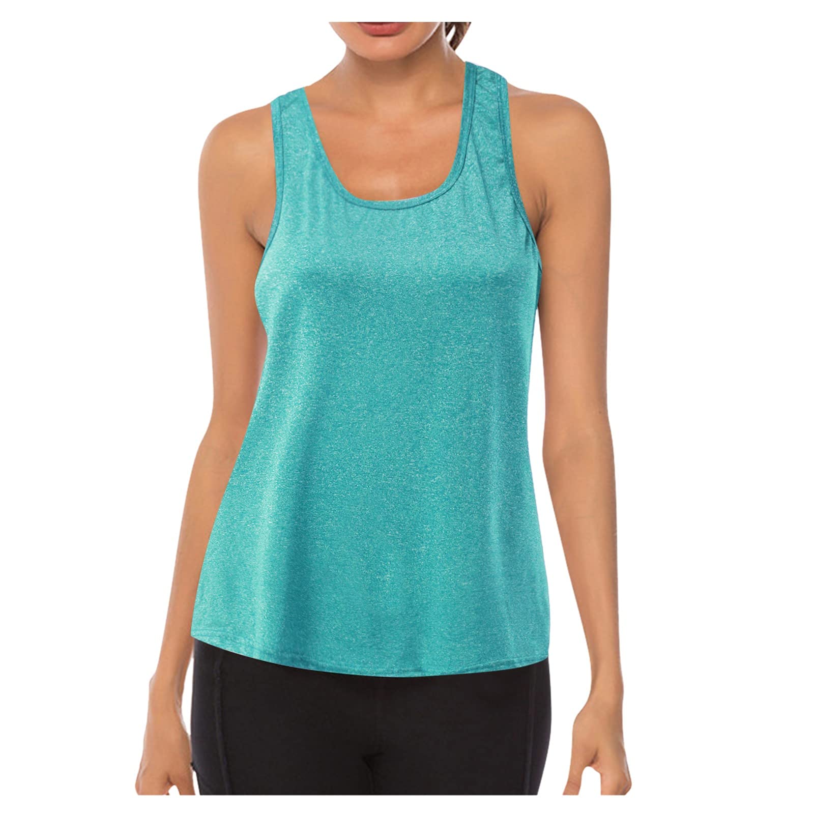 Breathable Mesh Yoga Tank Top for Women - Racerback Workout Shirt, Gym Running Shirt & Summer Activewear | Perfect for Yoga, Fitness, Running & Outdoor Sports