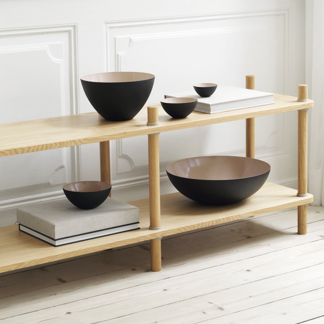 Premium Krenchel Krenit Bowl Set - Modern Scandinavian Design by Normann Copenhagen - Perfect for Salads, Snacks & Stylish Home Decor