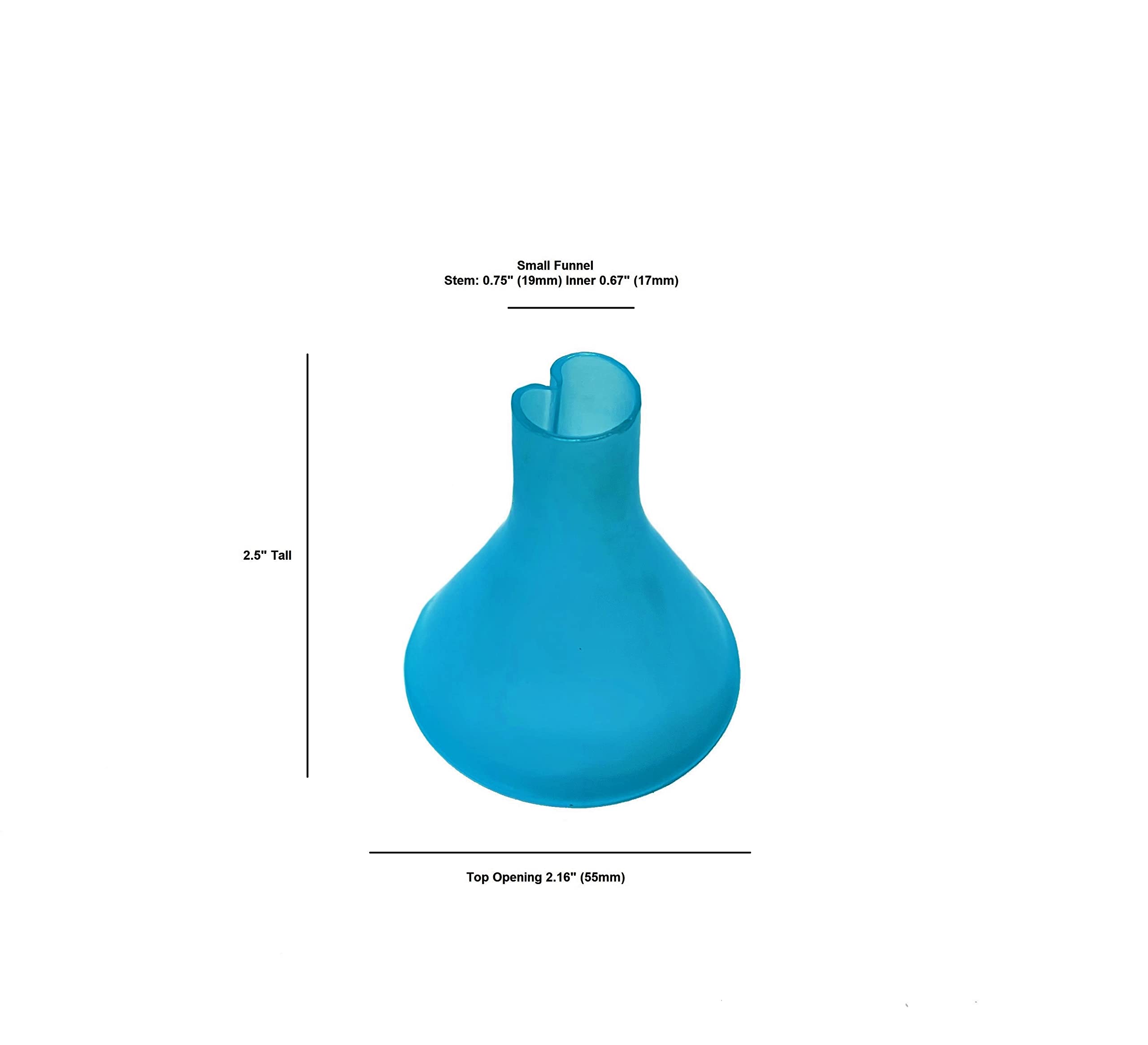 2 Pack Wide Mouth Funnel Set - Perfect for Protein Powder, Vitamins & Energy Drinks - Fits Most Plastic Bottles - Ideal for Kitchen, Gym & Travel Use