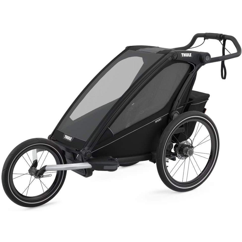 Thule Chariot Sport 1 - Premium Bike Trailer & Jogging Stroller for Kids, All-Weather Protection & Comfortable Ride - Perfect for Cycling, Running & Outdoor Adventures with Your Child