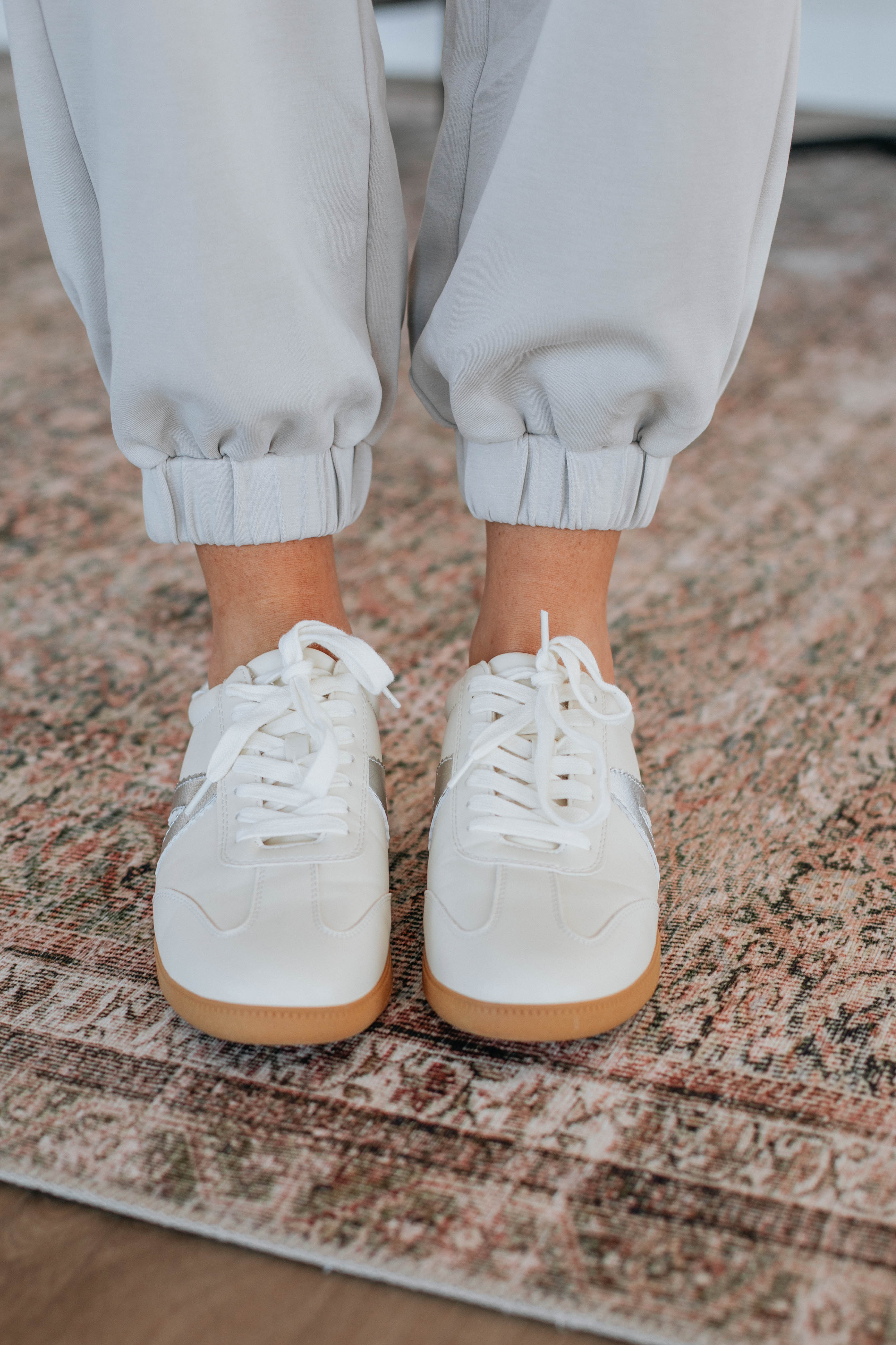 Can't Be Bothered Sneakers - Cream Color Comfortable Slip-On Shoes for Women & Men | Perfect for Casual Wear, Running Errands & Everyday Comfort