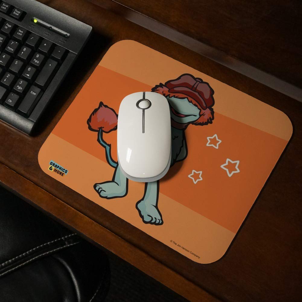 Fraggle Rock Themed Low Profile Thin Mouse Pad - Non-Slip Gaming & Office Desk Mat for PC, Laptop, Computer Workstations - Perfect for Gamers, Graphic Designers & Office Professionals