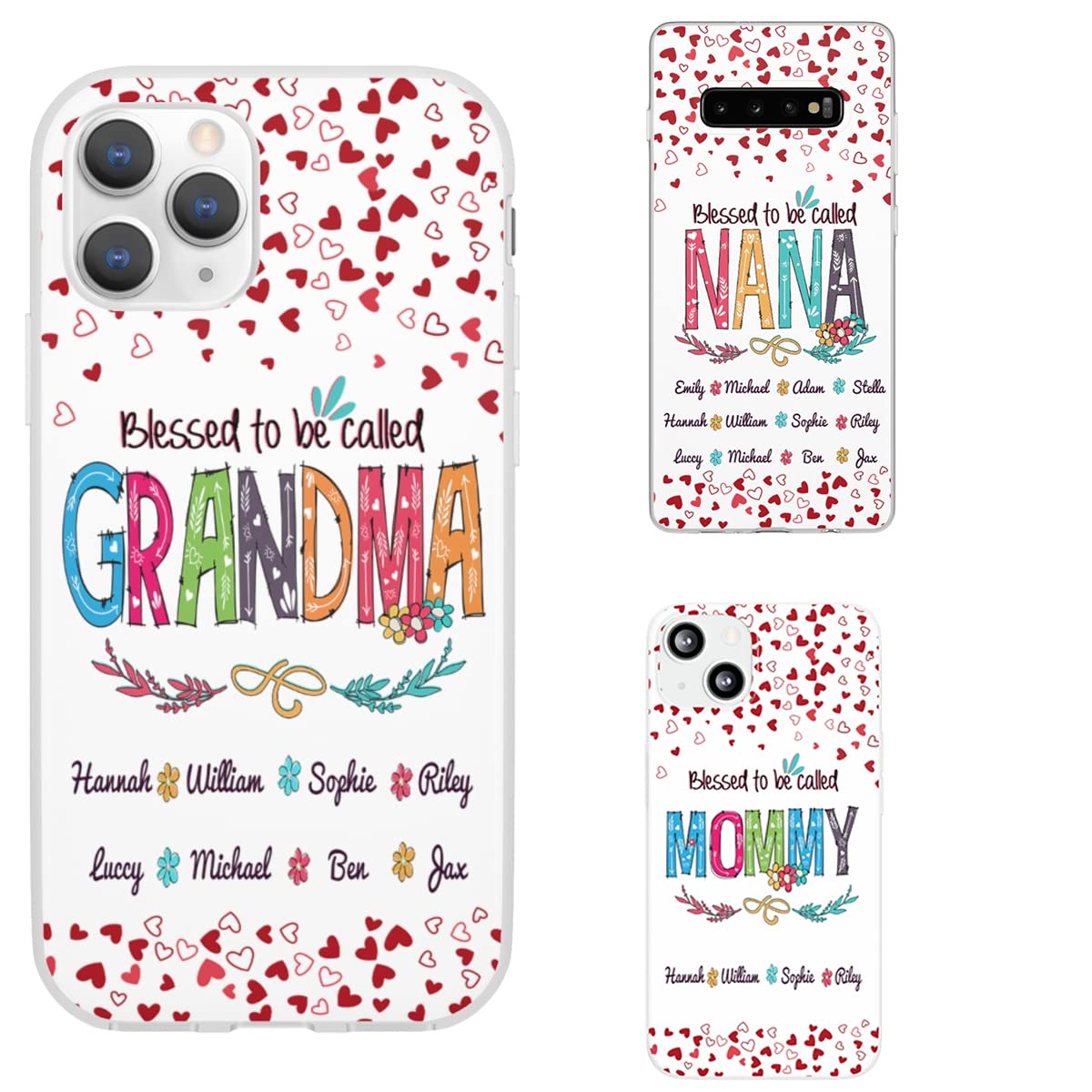 Personalized Nana Grandma Phone Case - Custom Mother's Day Gift for iPhone & Samsung | Birthday Present for Grandma, Nana | Perfect for Everyday Use & Special Occasions