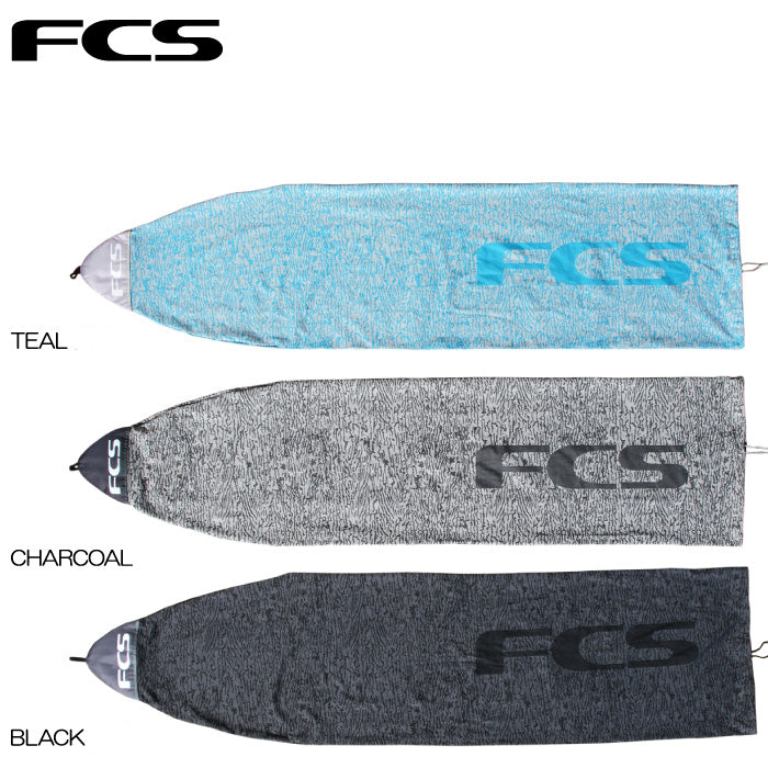 FCS Board Bag for Funboards - Waterproof Surfboard Travel Cover with Stretchable Design - Perfect for Surfing Trips & Beach Storage