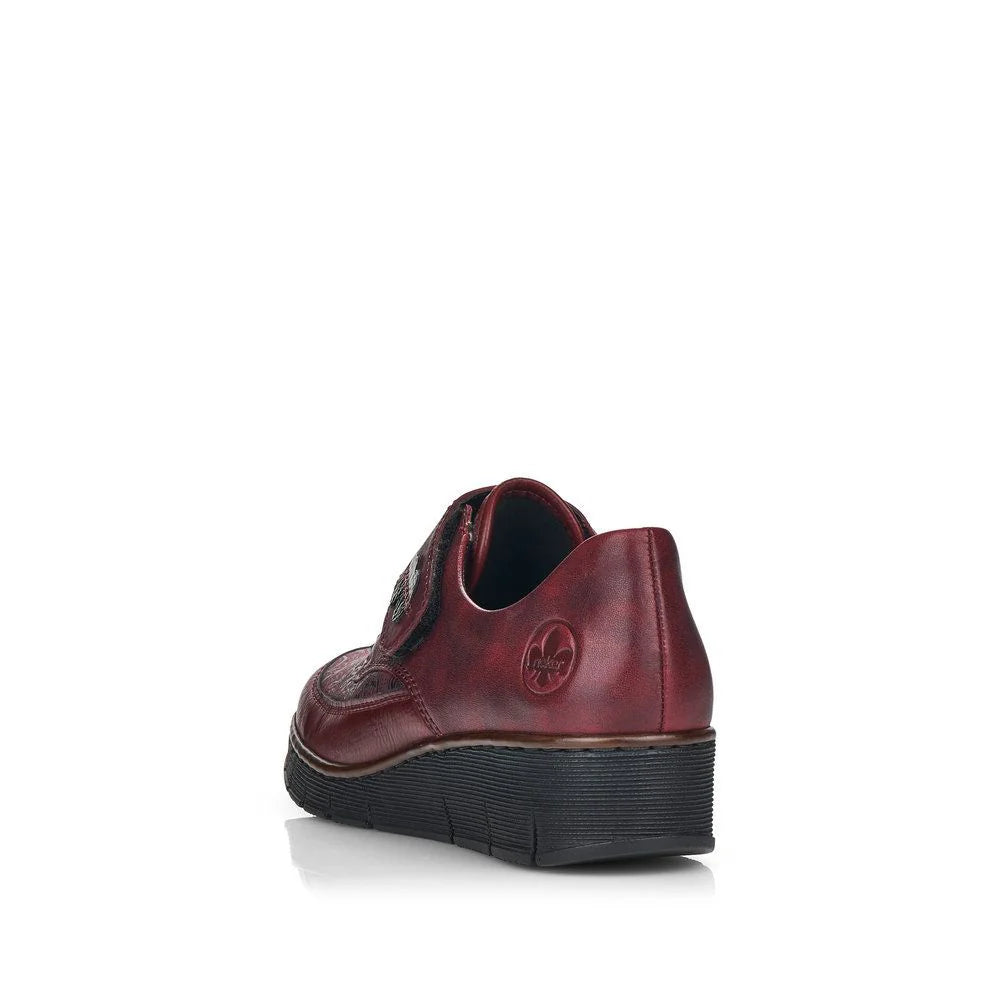 Rieker 537C0 Brown Women's Comfortable Casual Shoes for Walking, Work & Everyday Wear
