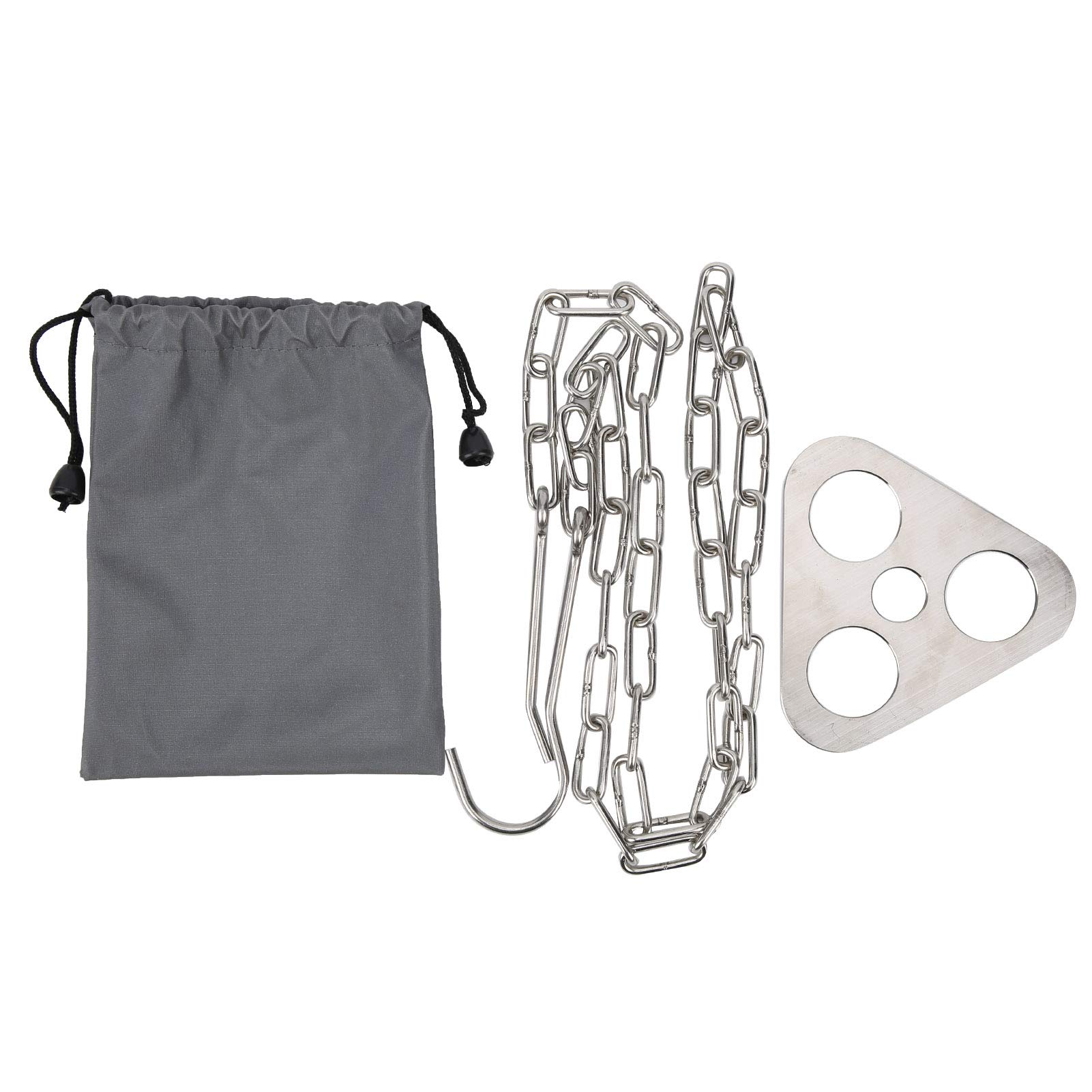 Labuduo Detachable Camping Tripod Hanger - 3.9ft Portable Outdoor Cooking Chain for Picnics, BBQ & Campfire Meals | Heavy Duty Camping Grill Accessory for Backpacking & Outdoor Adventures