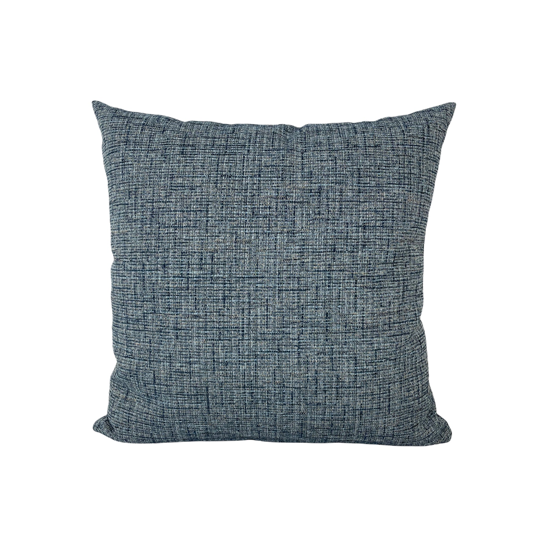 Tiffany Indigo Decorative Throw Pillow 17x17 Inches - Soft Square Cushion for Sofa, Bed, Living Room & Home Decor
