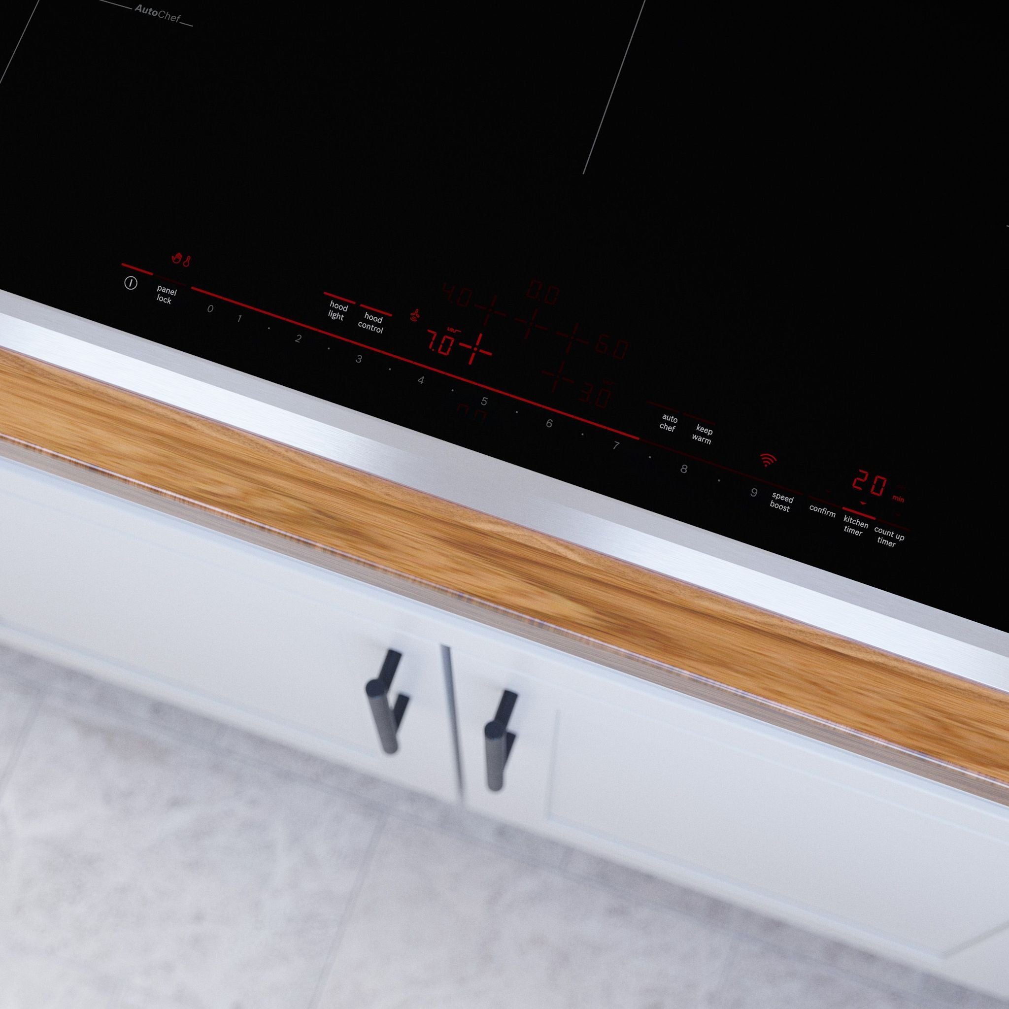 Bosch 36-Inch Induction Cooktop - NIT8660SUC Black | Professional Built-In Electric Stove with Fast Heating & Precise Temperature Control | Perfect for Modern Kitchens & Home Chefs