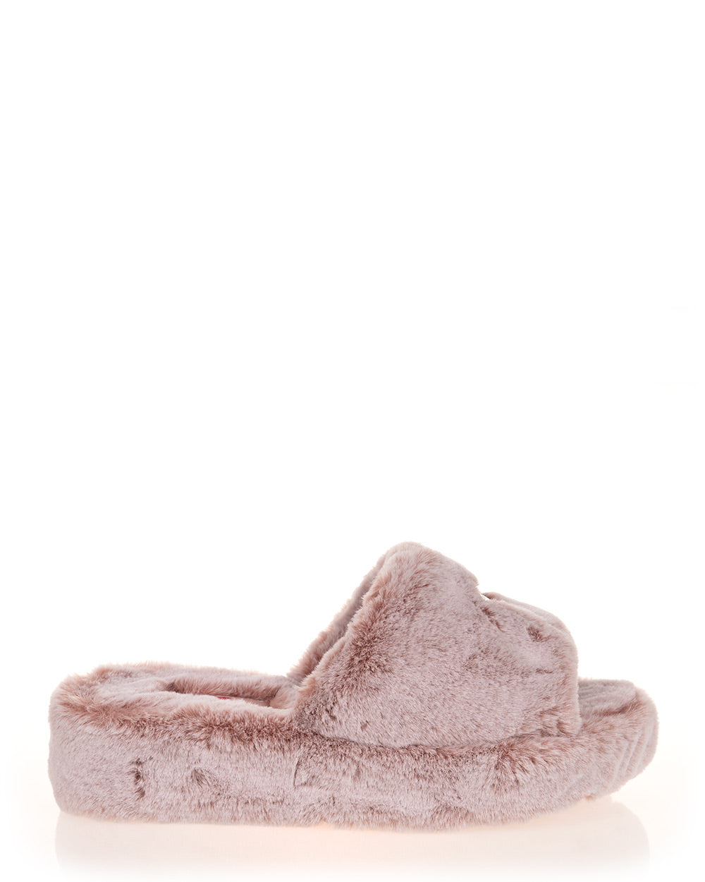 Skechers Love Notes Blush Fluffy Slippers for Women - Soft Plush Indoor House Shoes with Memory Foam for Comfort & Warmth - Perfect for Home, Lounge & Winter Wear