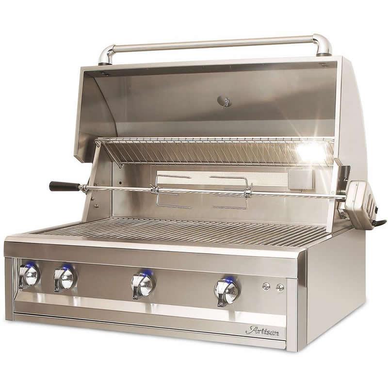 Professional 32-Inch Built-In Gas Grill - ARTP 32 LP - Perfect for Outdoor Kitchens, Backyard BBQs, and Patio Entertaining