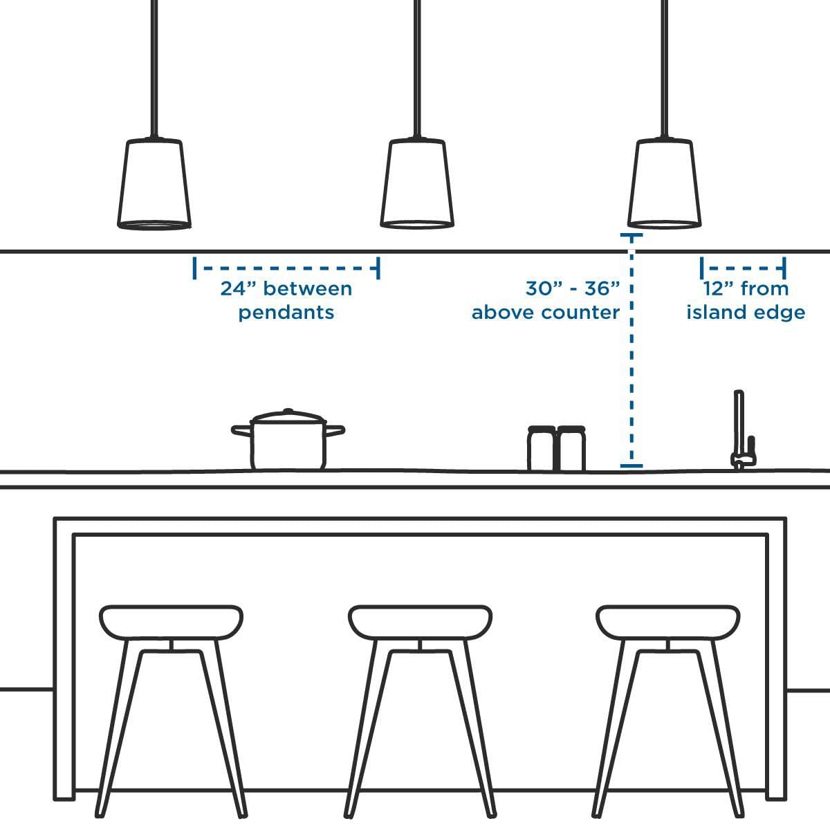 Progress Lighting P5324-121 Finn Modern One-Light Pendant Light Fixture in Metallic Silver - Perfect for Kitchen Island, Dining Room, or Entryway Lighting