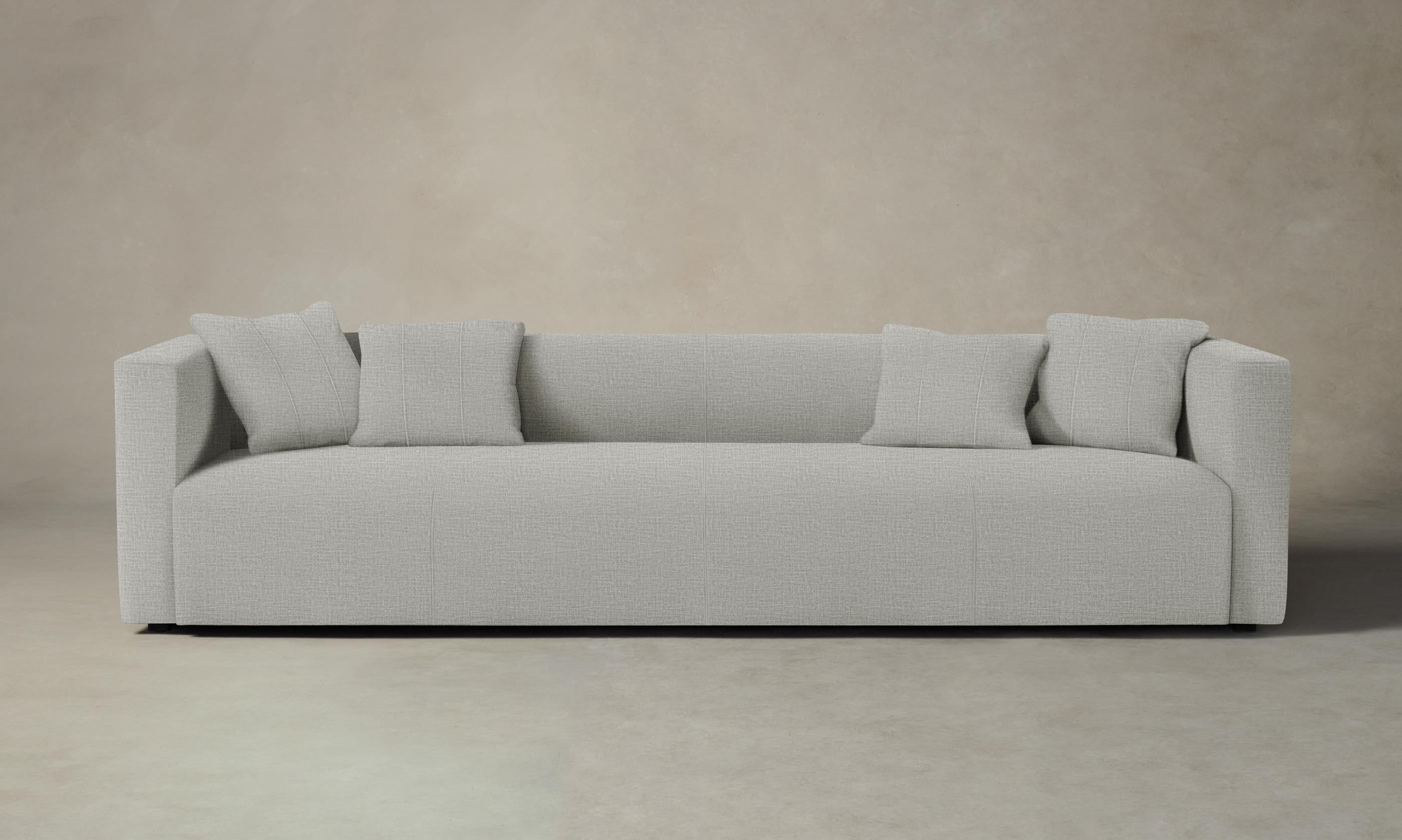 The Breuer Sofa - Premium Performance Woven Chenille Fabric with Steel Frame - Perfect for Modern Living Rooms, Offices & Cozy Spaces