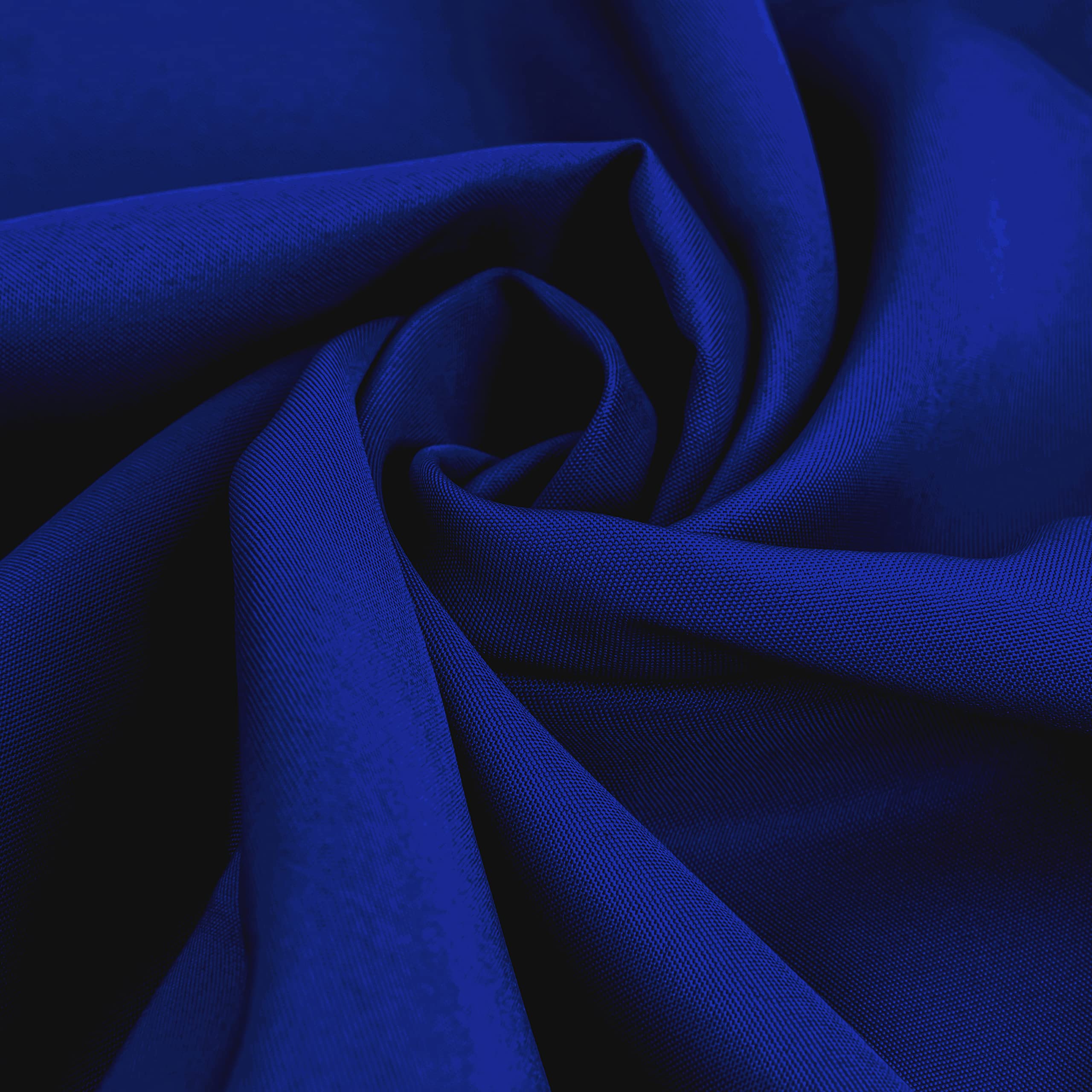 Elegant Rectangle Polyester Tablecloth - Machine Washable Royal Blue Table Cover for 6ft Tables (60