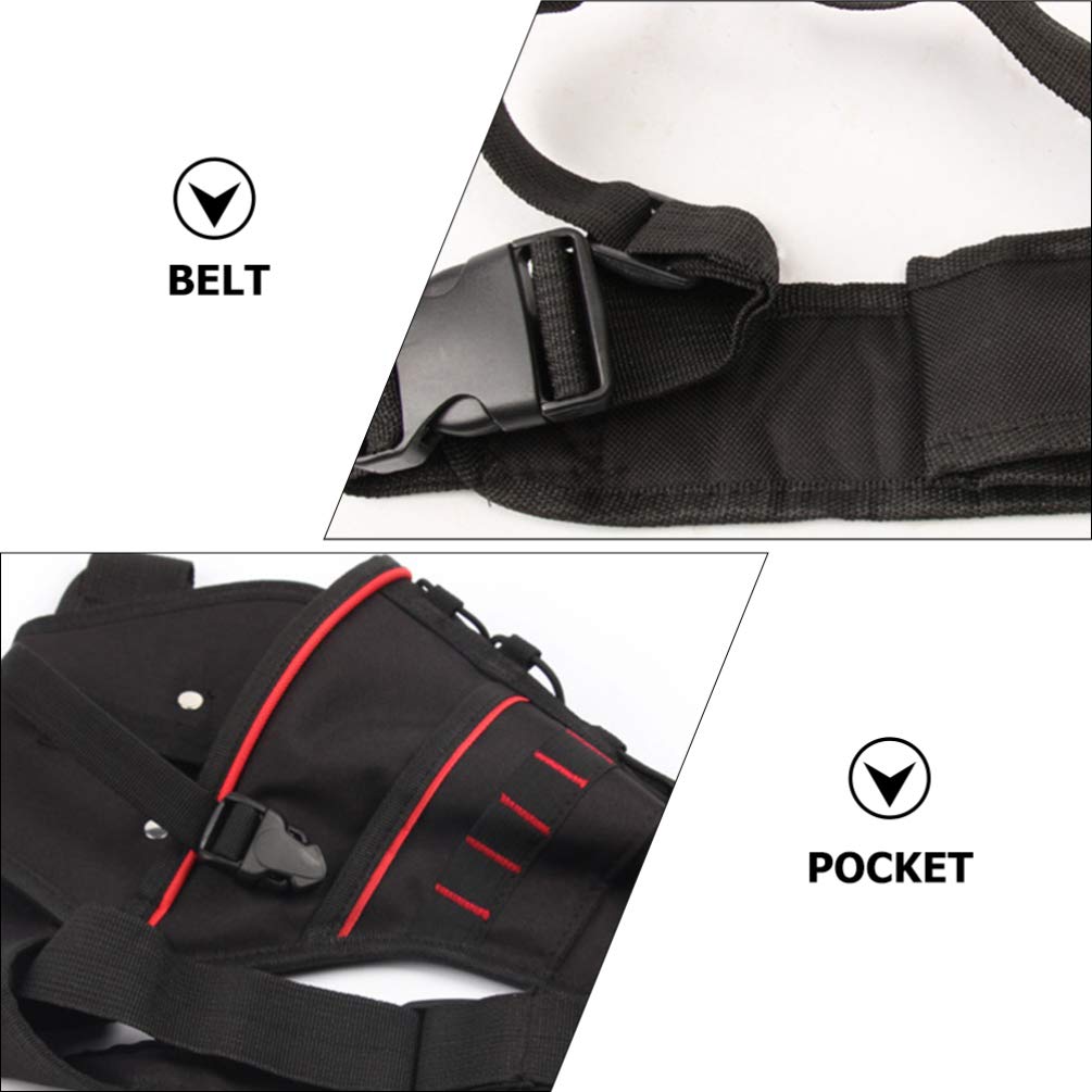 1pc Electric Drill Belt Bag - Portable Tool Pouch for Electric Wrench & Drill Accessories - Durable Waist Tool Carrier for Electricians & DIY Projects - Perfect for Construction, Home Repair & Workshop Use