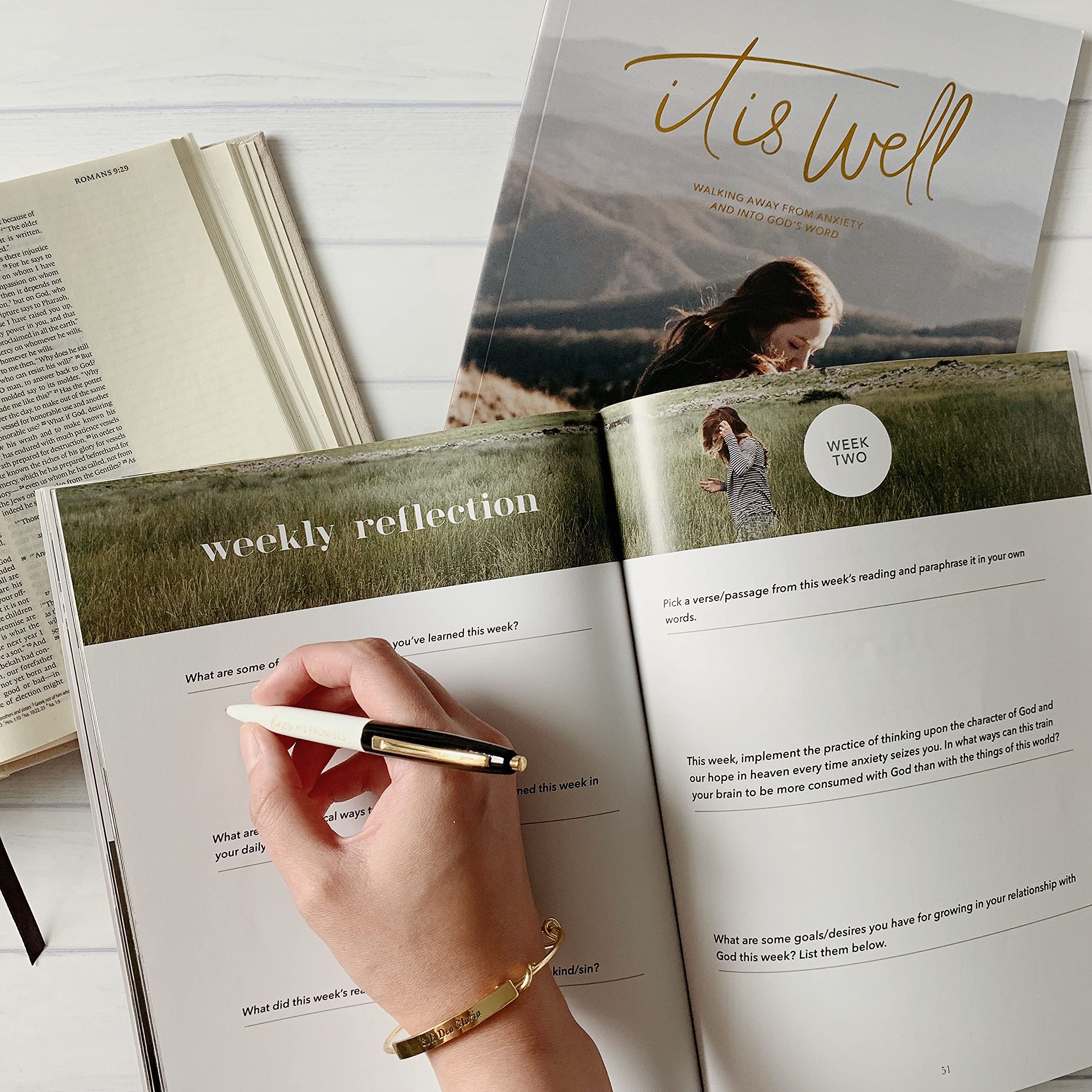 It Is Well: Overcoming Anxiety with God's Word - Christian Devotional Book for Peace & Strength in Daily Life