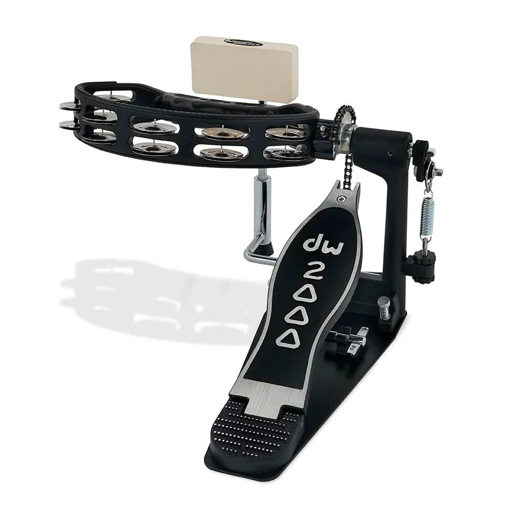 DW 2000 Series Tambourine Foot Pedal - Professional Percussion Accessory for Drummers & Musicians - Perfect for Live Performances, Studio Recording & Worship Music