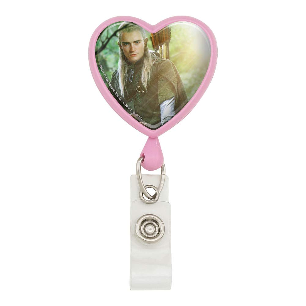 Lord of The Rings Legolas Badge Holder - Retractable ID Card Lanyard with Character Design for Work, Conventions & Cosplay
