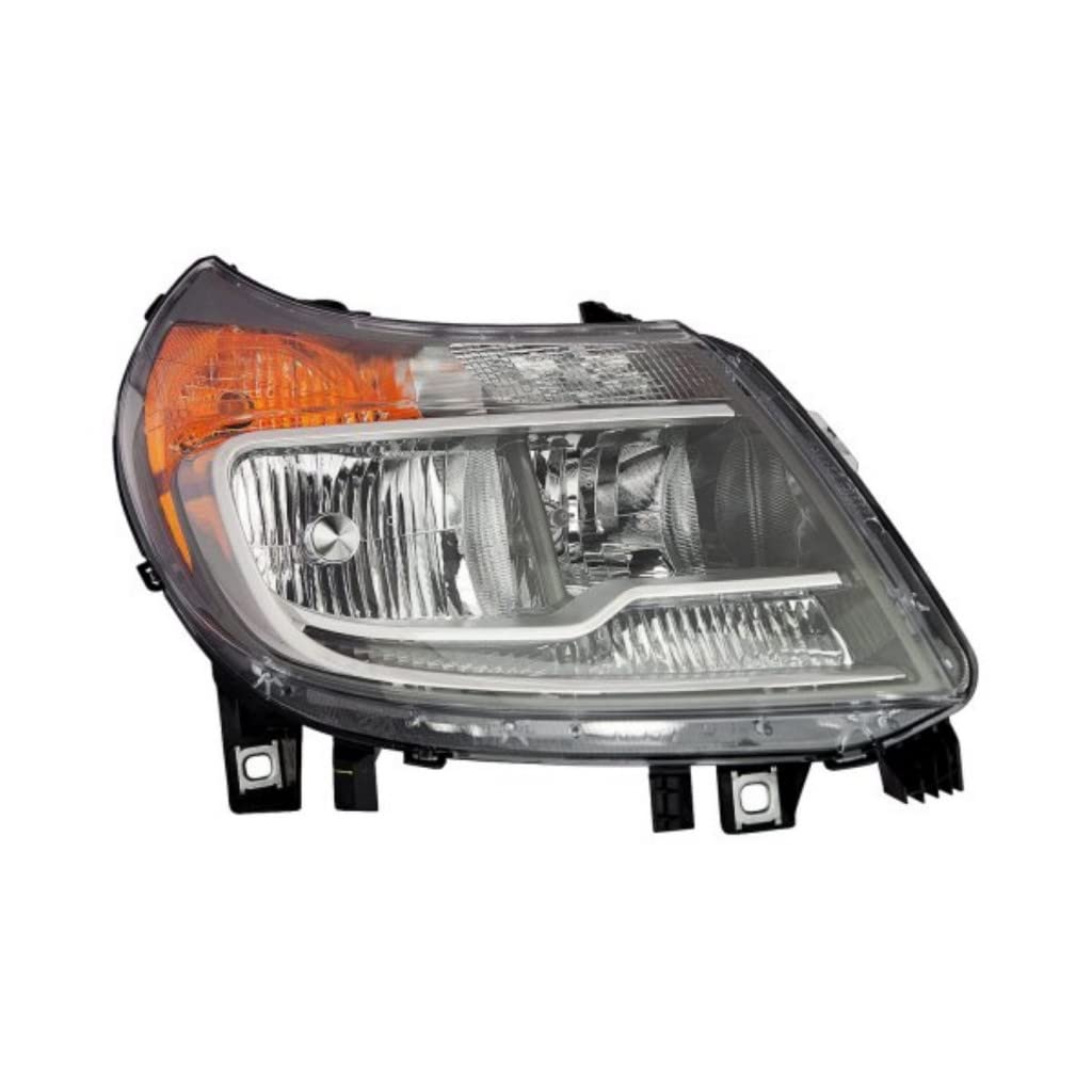2014-2018 Ram ProMaster 1500/2500/3500 Passenger Side Headlight Assembly with DRL | CAPA Certified | CH2503291 | 68154588AK | Durable Composite Housing | Perfect for Night Driving & Enhanced Visibility
