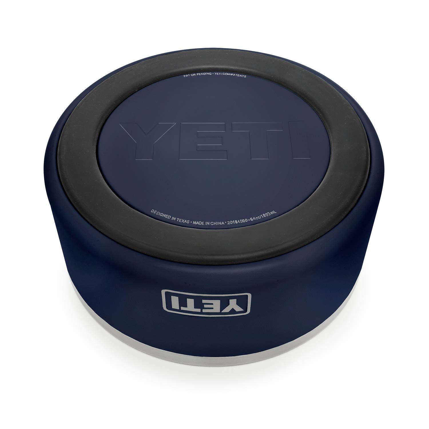 YETI Boomer 8 Stainless Steel Non-Slip Dog Bowl - 64oz Capacity - Perfect for Large Dogs, Outdoor Adventures & Durable Pet Feeding