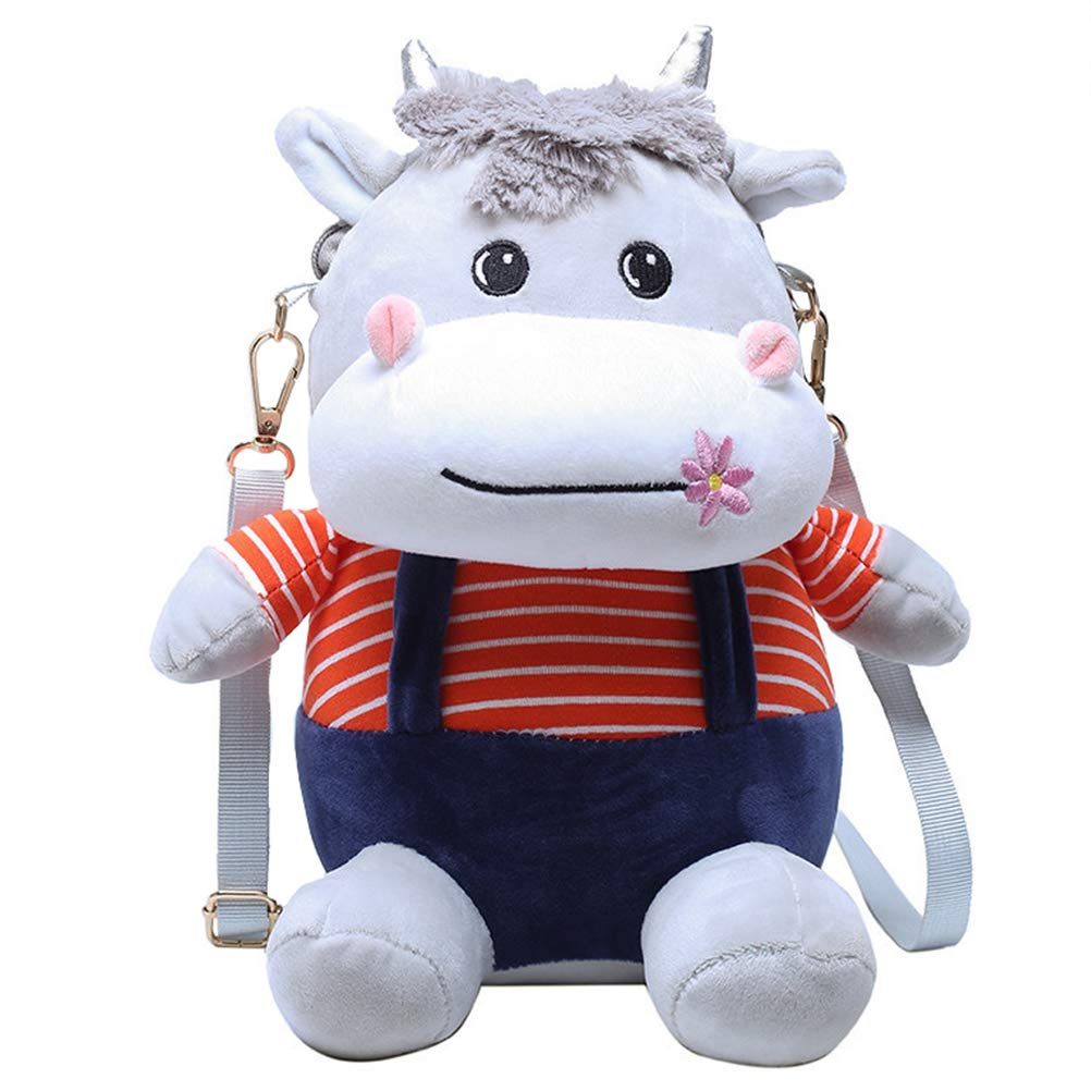 Cute Cartoon Ox Doll Crossbody Bag - Adorable Animal Plush Shoulder Purse for Women & Girls | Perfect for Daily Use, Travel, Shopping & Casual Outings