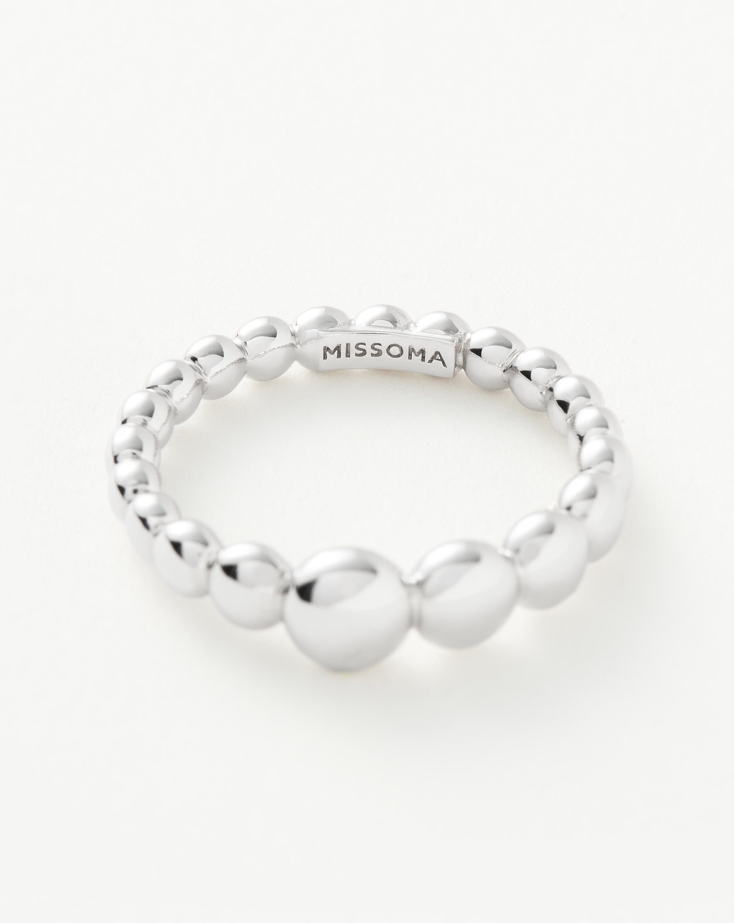 Beaded Stacking Ring Set | Sterling Silver Stackable Rings for Women | Perfect for Layering, Everyday Wear & Gift Giving