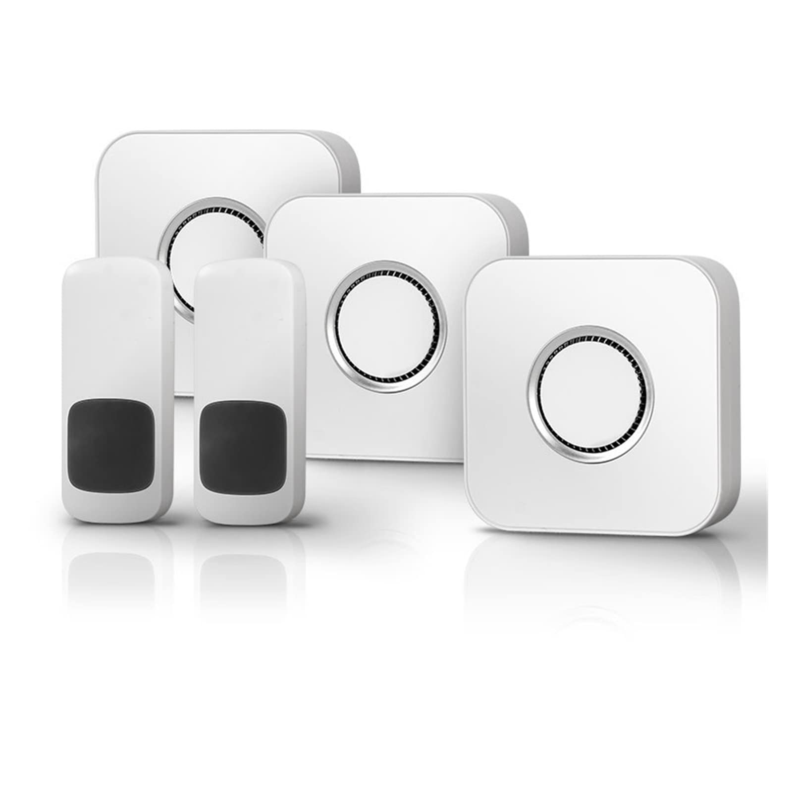 Maipula Wireless Doorbell - Super Long Range Smart Doorbell with 2 Buttons & 3 Receivers, Cordless Chime for Home Security - Perfect for Apartments, Houses & Offices (Color Options Available)