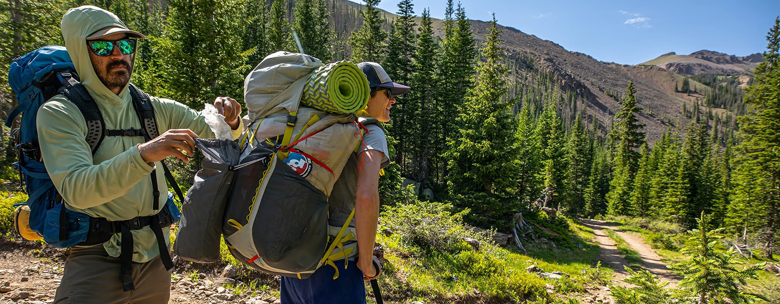 Big Agnes Parkview 63L Backpack - Lightweight Hiking Backpack for Men & Women - Waterproof Travel Backpack for Camping, Trekking & Outdoor Adventures
