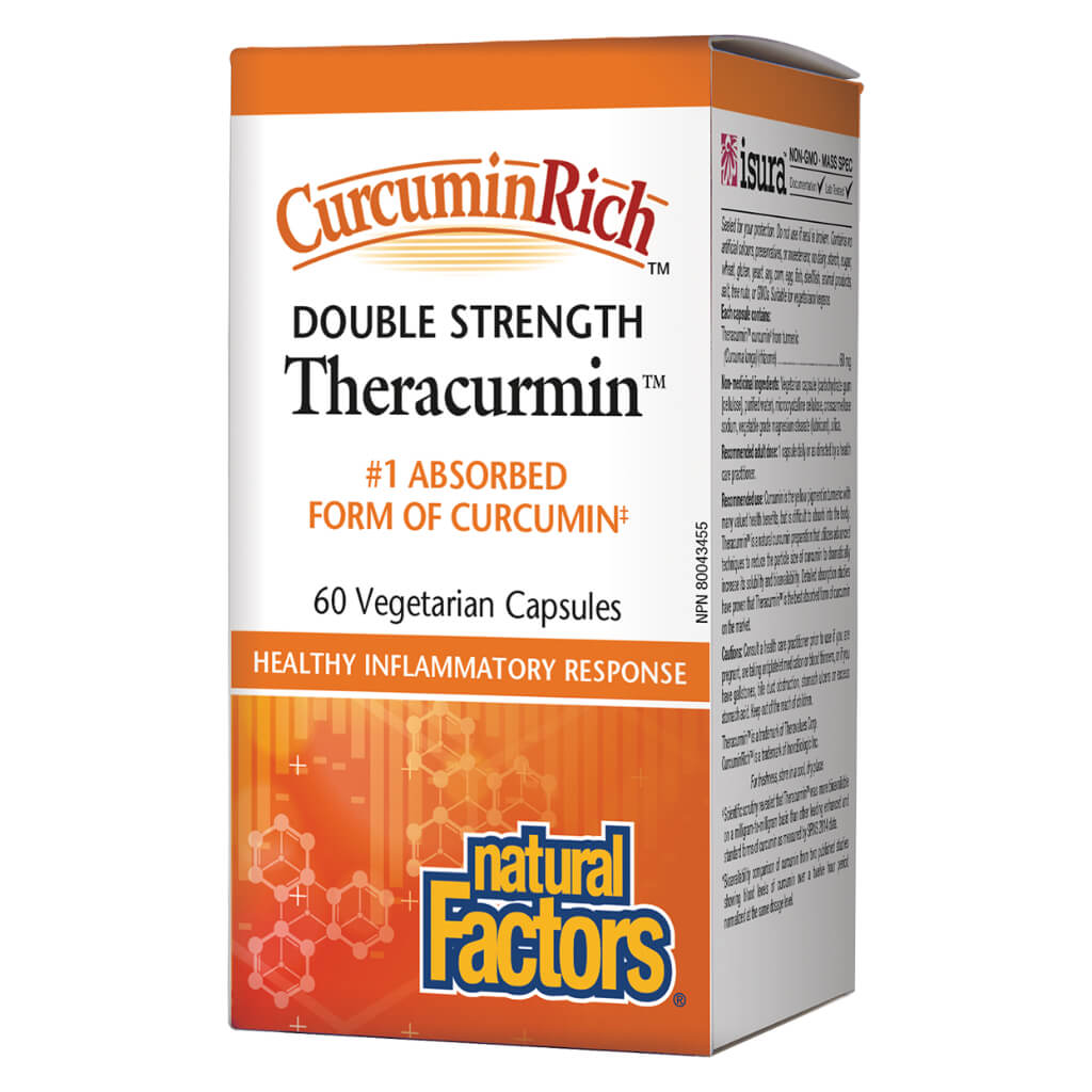 Premium Theracurmin Double Strength Turmeric Supplement with High Bioavailability - Supports Joint Health, Digestion & Inflammation Relief for Active Lifestyles