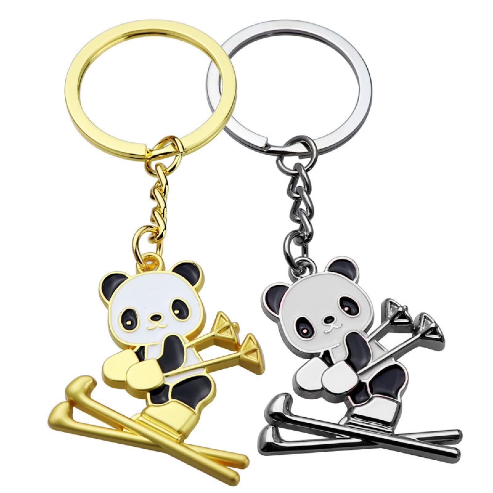 Fashion Key Chain Set - 2pc Creative Key Ring for Outdoor Gifts & Travel