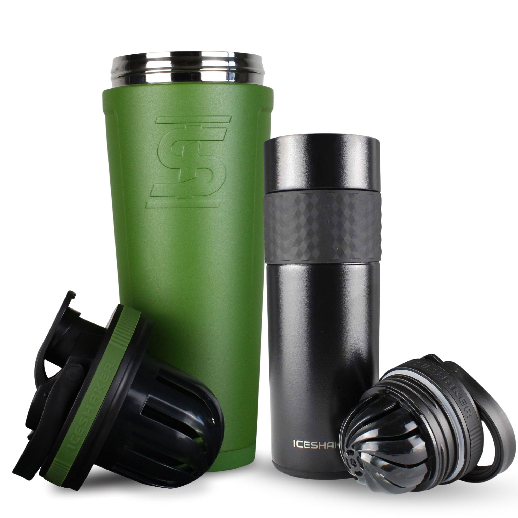 Premium His & Her Protein Shaker Bottle Set - 20oz Leak-Proof Mixing Cups for Gym, Workouts & Post-Training Recovery - BPA-Free Fitness Accessories for Couples