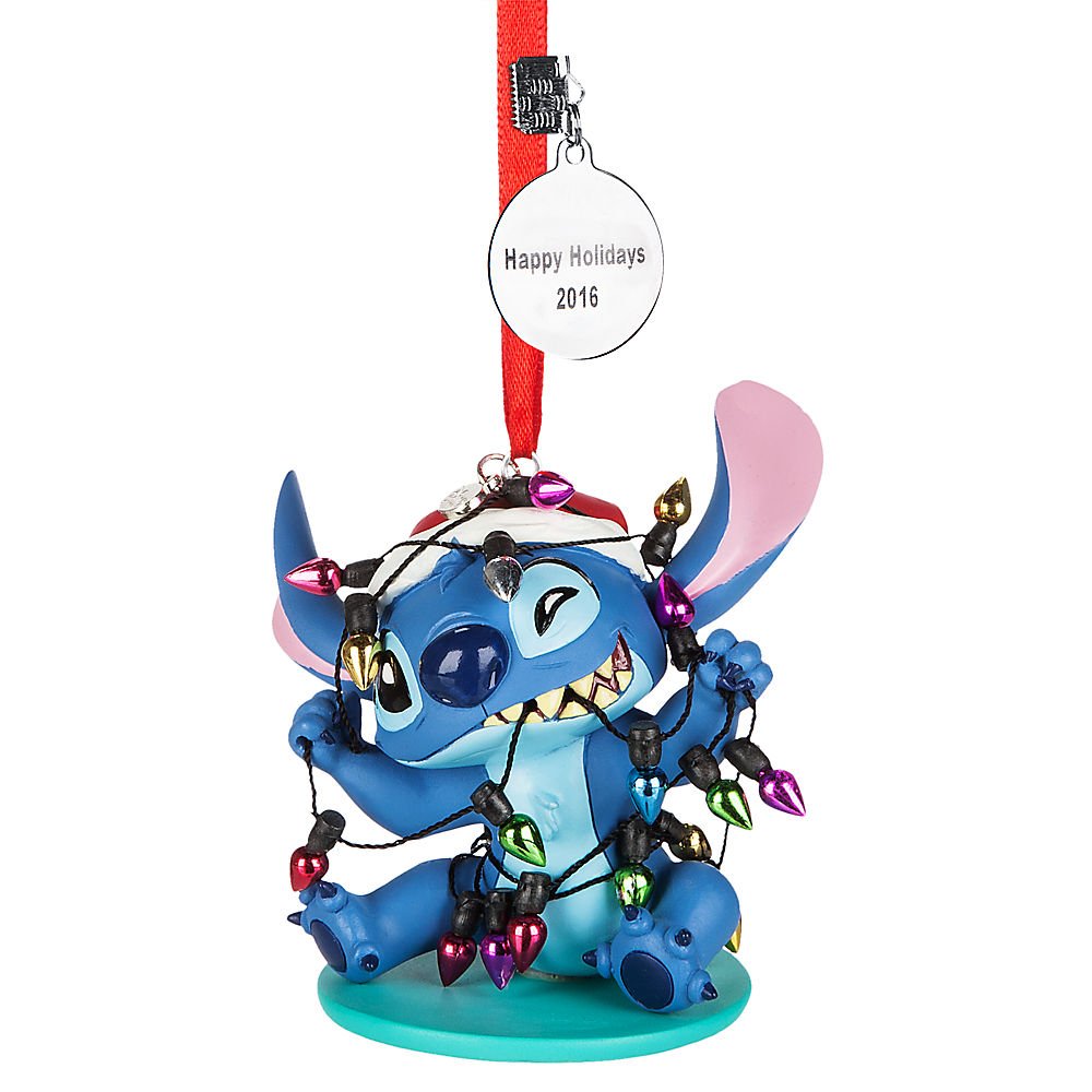 Disney Stitch Santa Christmas Ornament - Cute Holiday Decor for Tree, Gift, or Home - Perfect for Disney Fans & Christmas Collectors