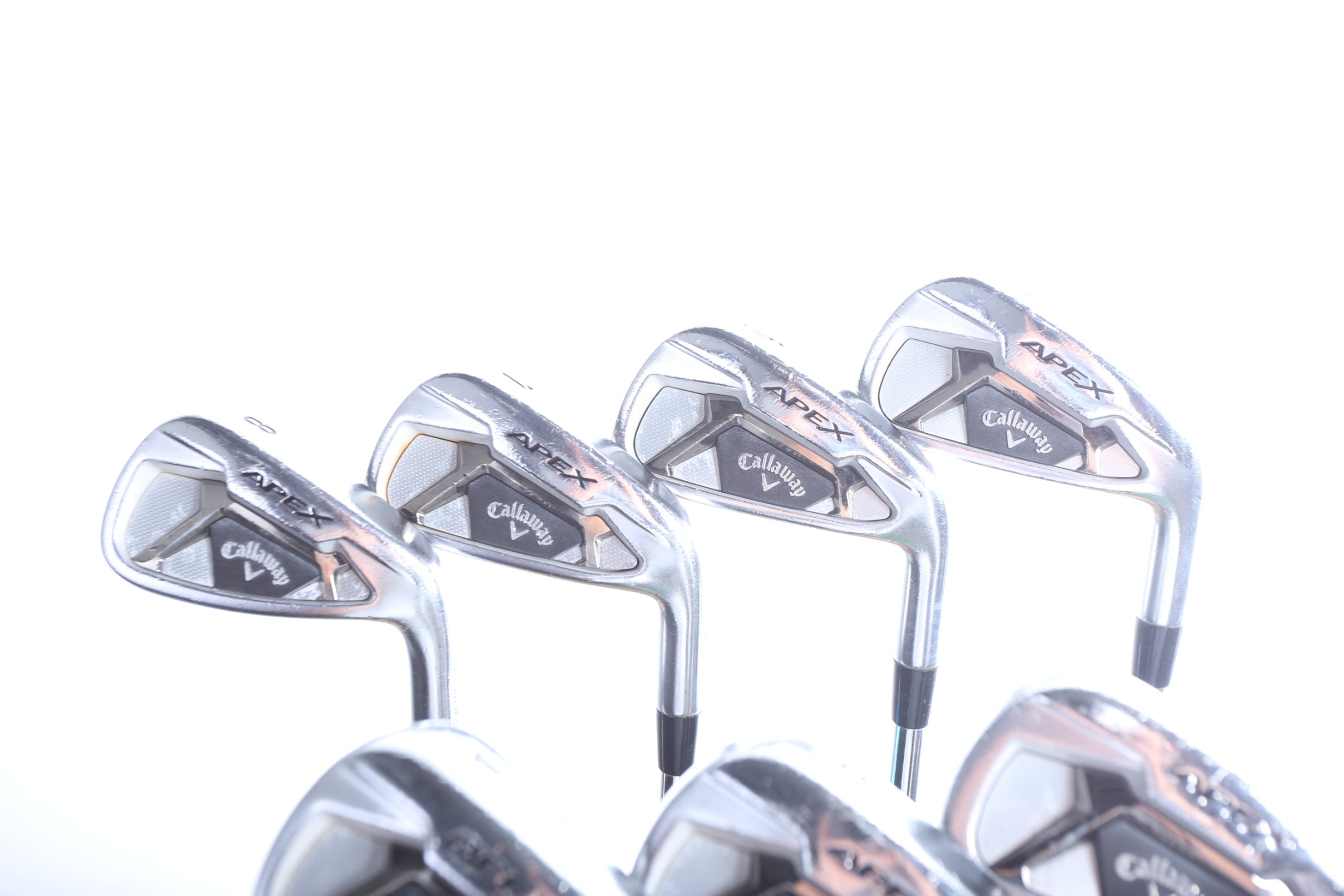 Used Callaway Apex 21 Iron Set 5-AW Right Handed Regular Flex Golf Clubs - Perfect for Mid-Handicap Players & Course Play