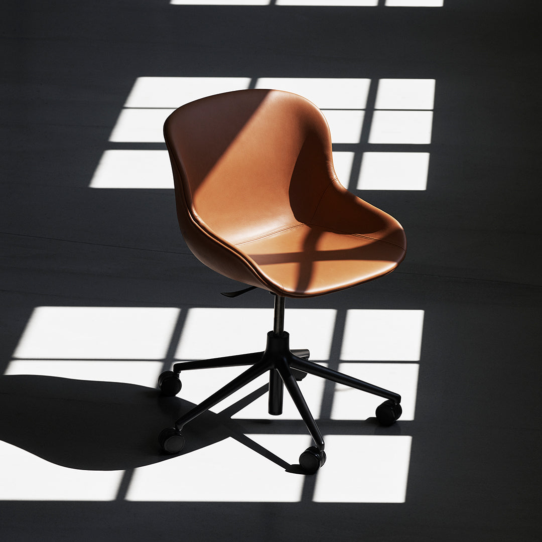 Premium Ergonomic Office Chair - 5-Star Swivel Base with Adjustable Gas Lift & Soft Upholstery - Perfect for Home Office, Gaming, and Workspace Comfort