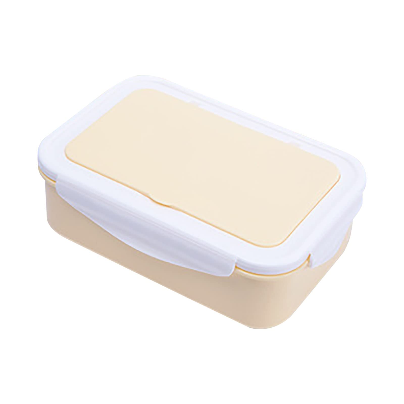 Japanese-Style Insulated Bento Lunch Box - Divided Compartment Plastic Food Container for Students & Adults - Microwave Safe, Leakproof, Reusable - Ideal for School, Office, Picnics & Meal Prep (Yellow, One Size)