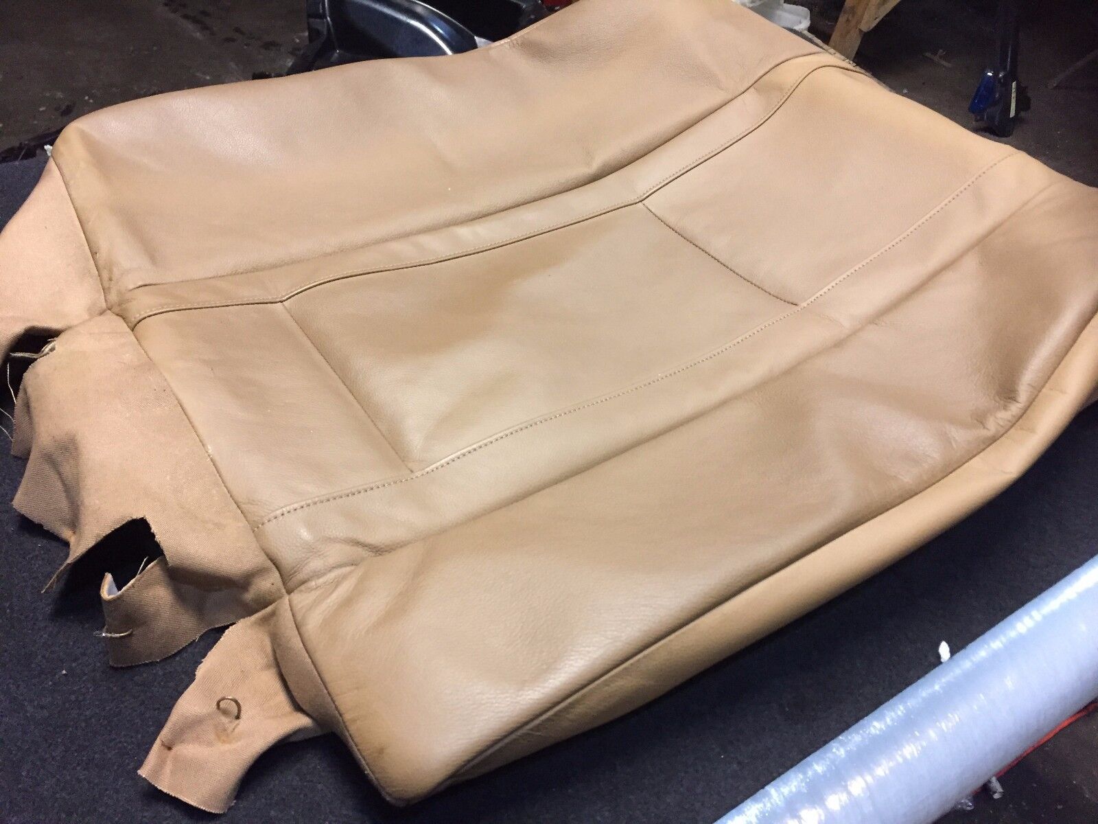 2002 2003 2004 2005 BMW 745i E65 Genuine OEM Right Rear Upper Leather Seat - Perfect Replacement for Worn Car Seats & Luxury Interior Upgrades