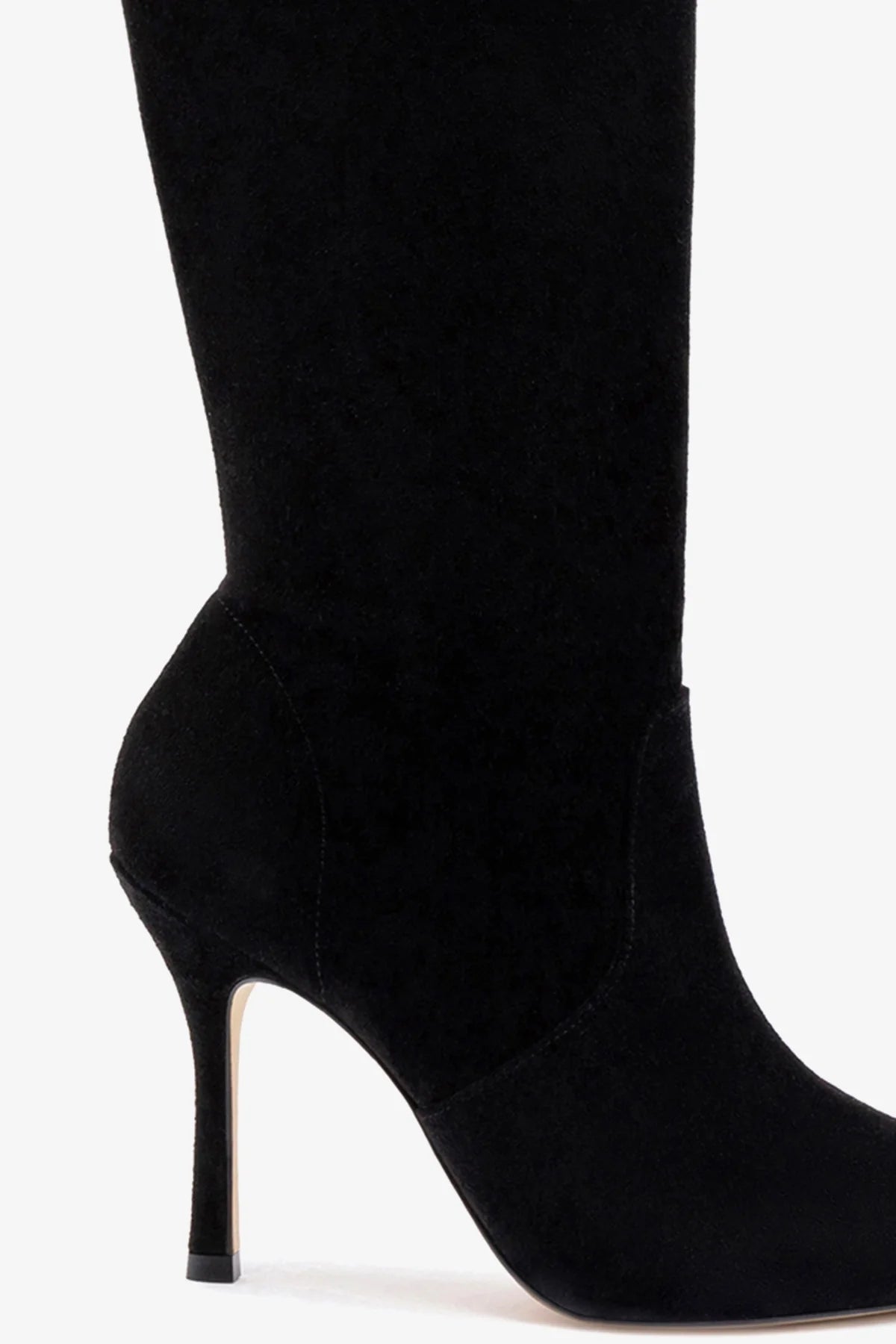 Kate Slouch Boot In Black Suede - Women's Casual Suede Ankle Boots for Fall & Winter | Comfortable & Stylish Booties for Outfits, Work & Date Night