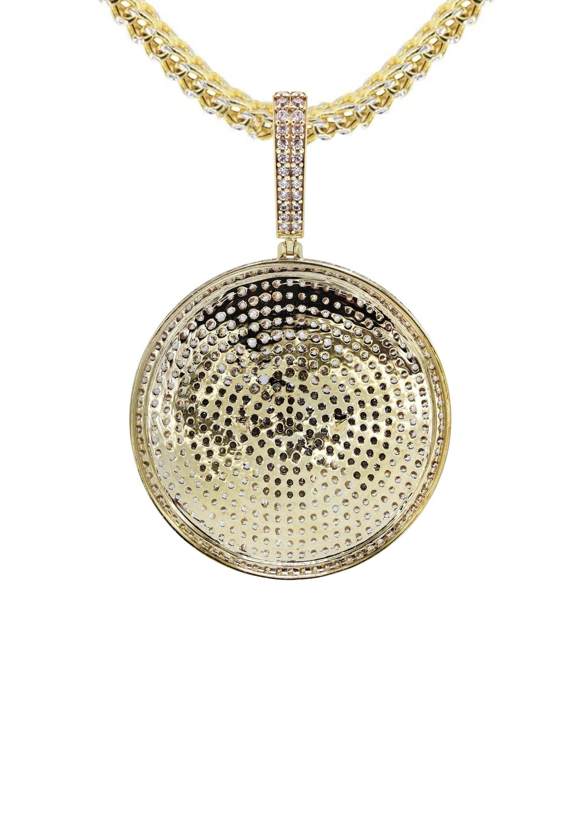 10K Yellow Gold Batman Symbol Pendant Necklace for Men & Women | 20.6g Solid Gold Jewelry | Perfect for Cosplay, Comic Con & Superhero Fans