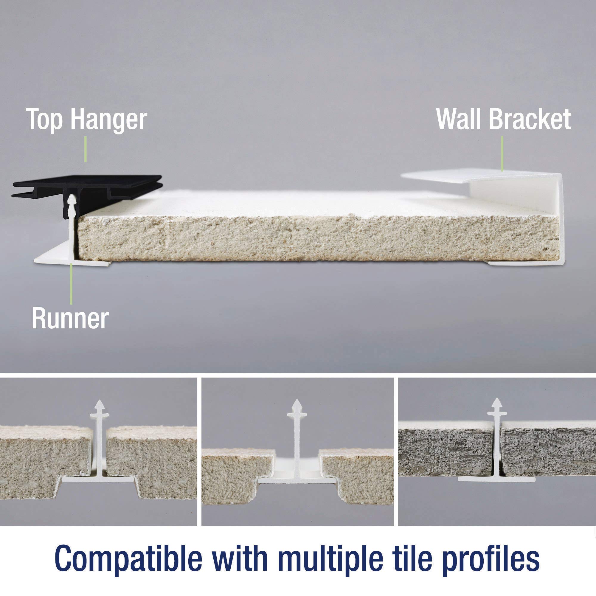 100 sq. ft. Oil-Rubbed Bronze Surface Mount Ceiling Grid Kit - Perfect for Drop Ceiling Tiles in Basements, Offices & Commercial Spaces