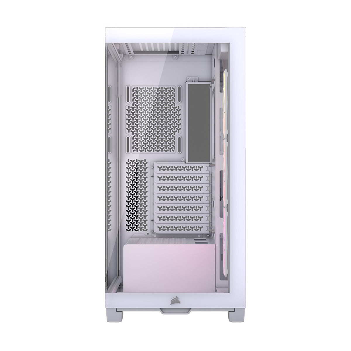 Corsair 3500X ARGB Tempered Glass Mid Tower PC Case - White | High Airflow Gaming Computer Case with RGB Lighting for Custom Builds & Workstations