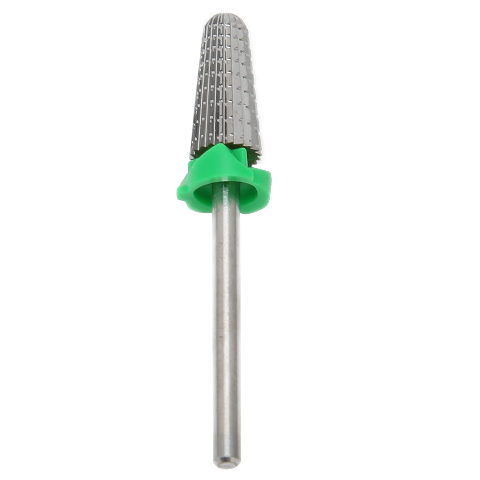 Tungsten Steel Nail Grinding Head - Round Head Horizontal Pattern Cuticle Drill Bits for Nail Drill, Dead Skin & Nail Polish Removal Tool - Perfect for Pedicure & Manicure at Home or Salon (Round Head C)