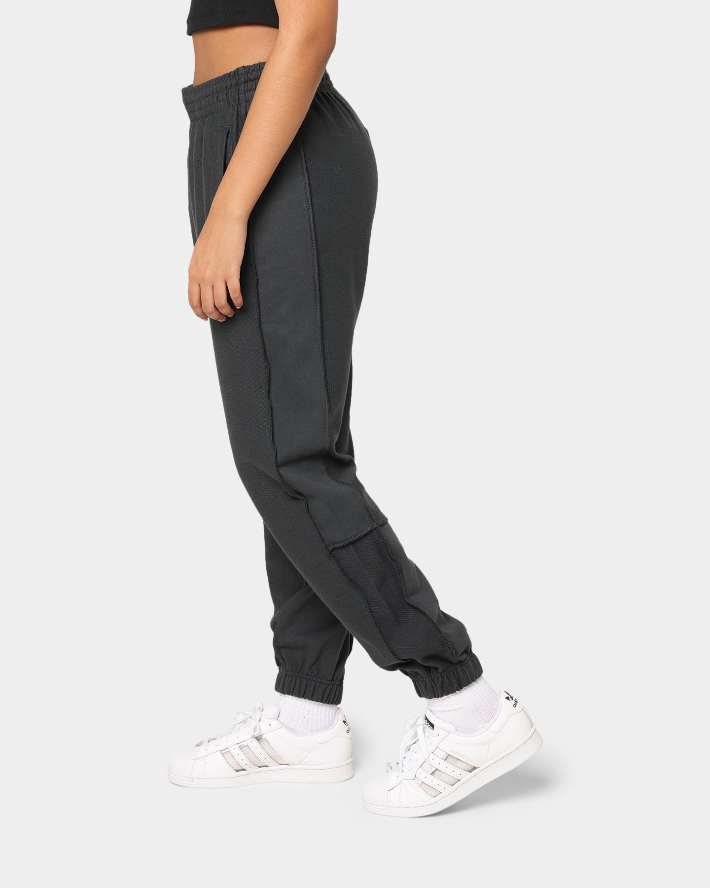 Adidas Loopback Sweatpants for Men - Carbon Grey Comfortable Jogger Pants for Gym, Running & Casual Wear
