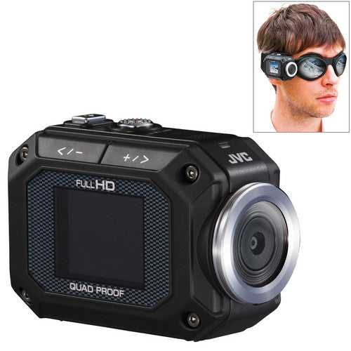 JVC GC-XA1 ADIXXION Waterproof Action Camera 4K Ultra HD with WiFi - Perfect for Surfing, Skiing, Mountain Biking & Extreme Sports Adventures
