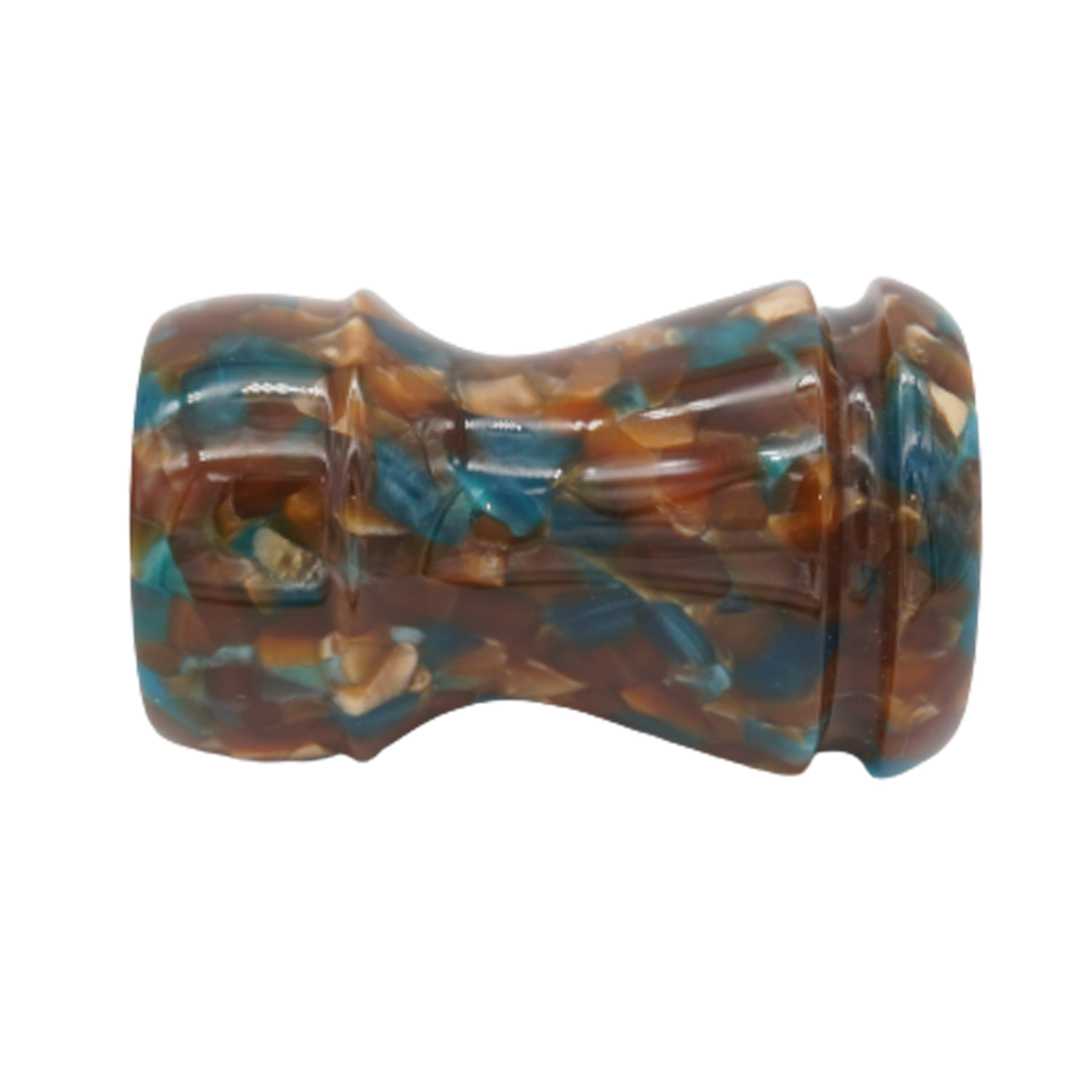 Handcrafted Wooden Shaving Brush Handle for 24mm & 26mm Knots - Premium Diamond Pattern Design - Perfect for Wet Shaving & Grooming Gifts