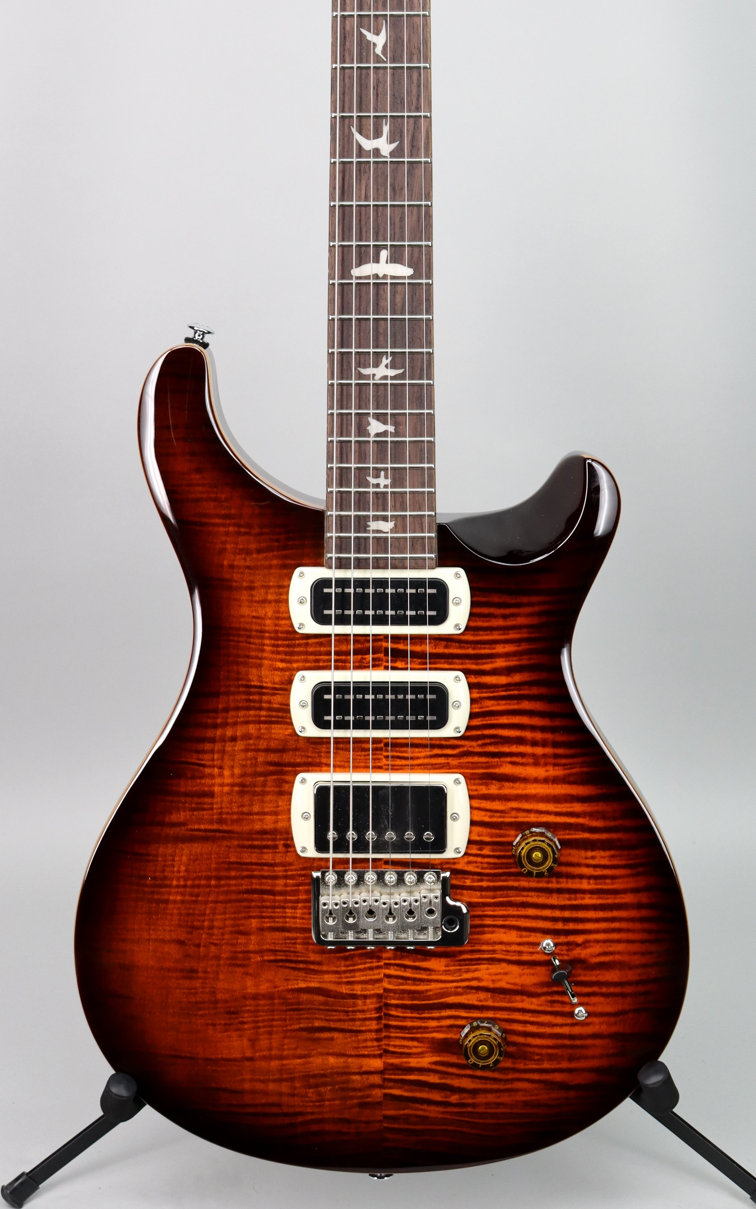 Paul Reed Smith SE Studio Electric Guitar - Orange Tiger Smokeburst Finish | Professional Grade for Stage & Studio Performances